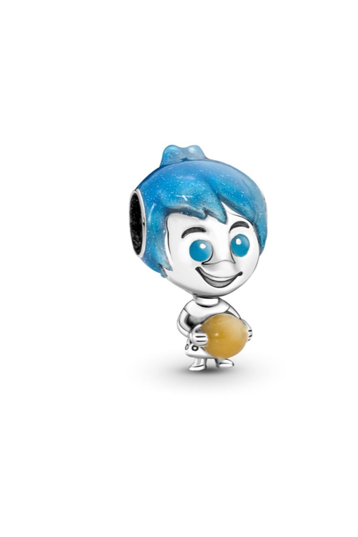 Lines Bijuteri Disney Pixar Joy Karanlıkta Parıldayan Hafıza Küresi Charm 925 Ayar Gümüş