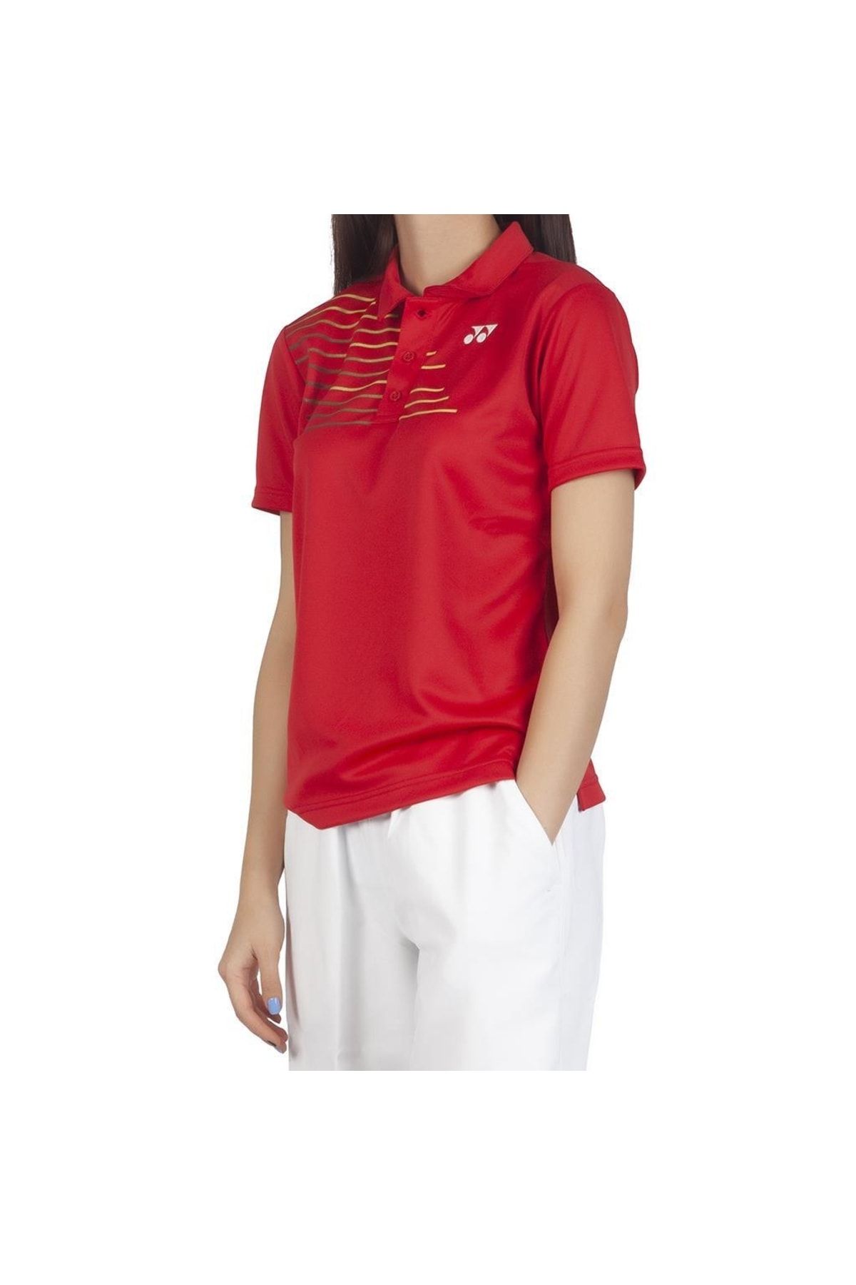 Yonex 12133 Çocuk Kırmızı Tenis Tişörtü