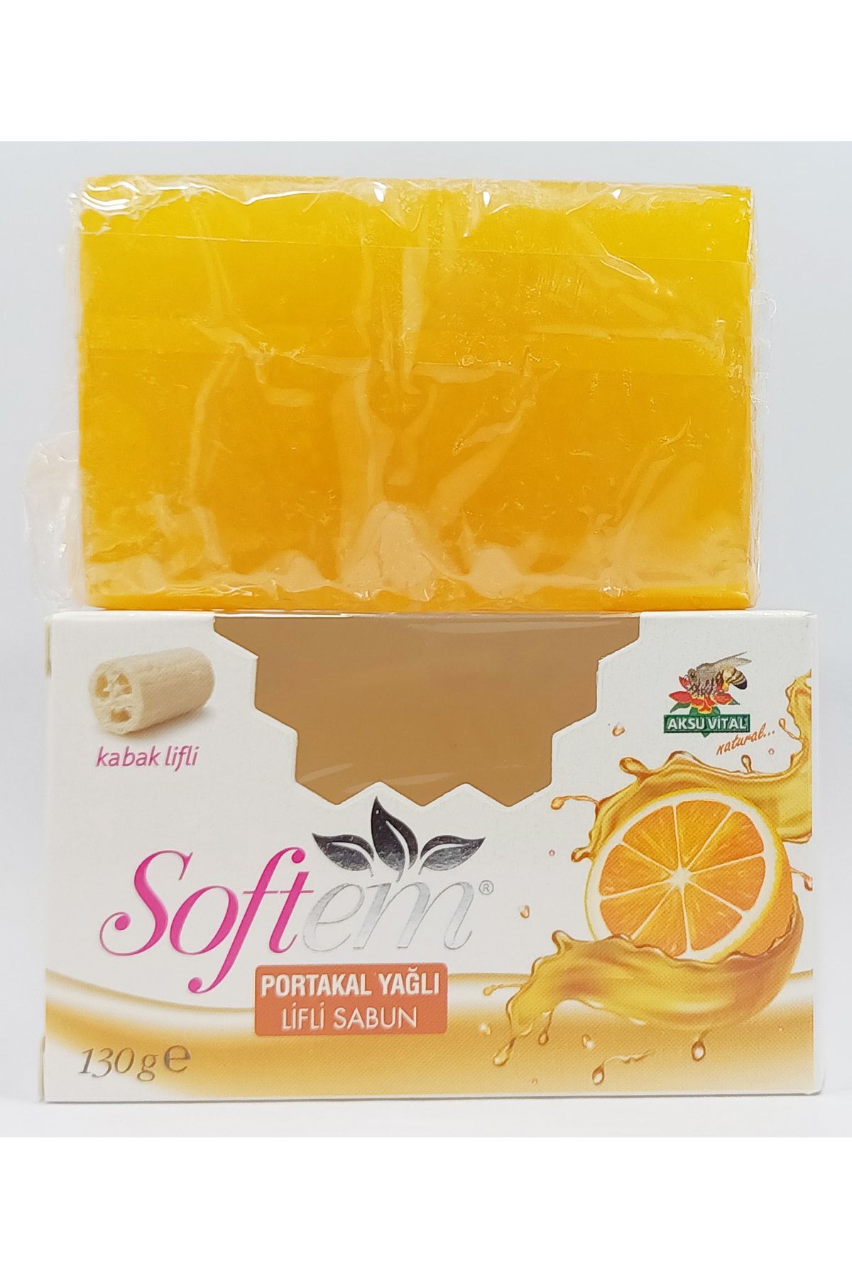 Softem Portakal Yağlı Kabak Lifli Sabun
