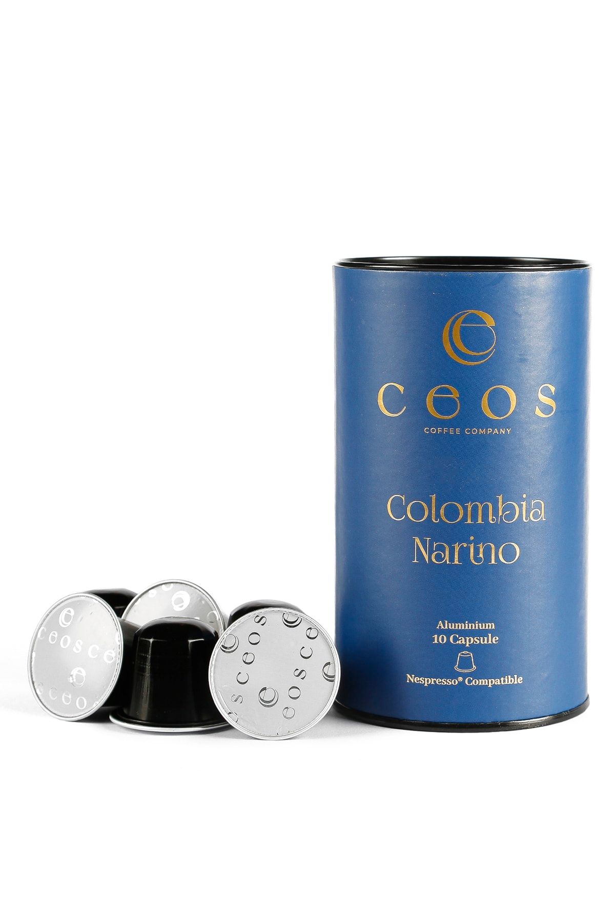 ceos coffee Colombia Narino Coffee ( 10 Adet Nespresso Uyumlu Aluminium Kapsül Kahve )