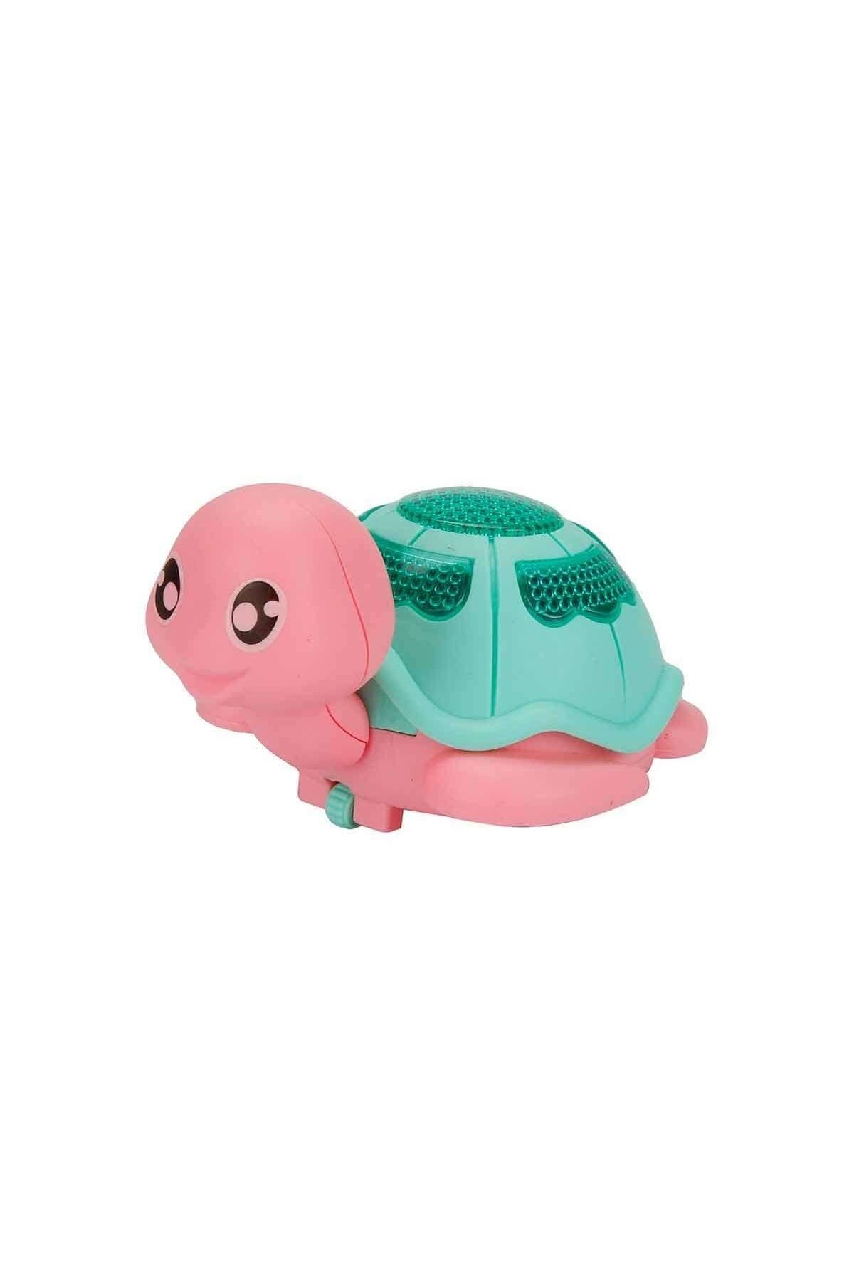 BAMTEBİ Cosby Sevimli Kaplumbağa Ipli Çek Bırak Modelli Işıklı Çarp Dön Sevimli Tosbağ 4 Renkli