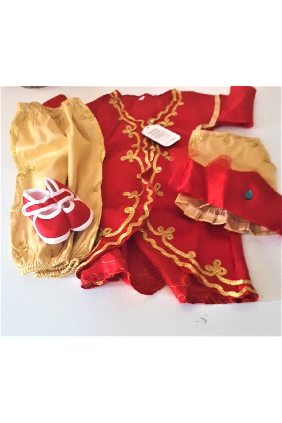 Ponpon Baby Mevlütlük Kız Bebek Bindallısı Kına Elbisesi