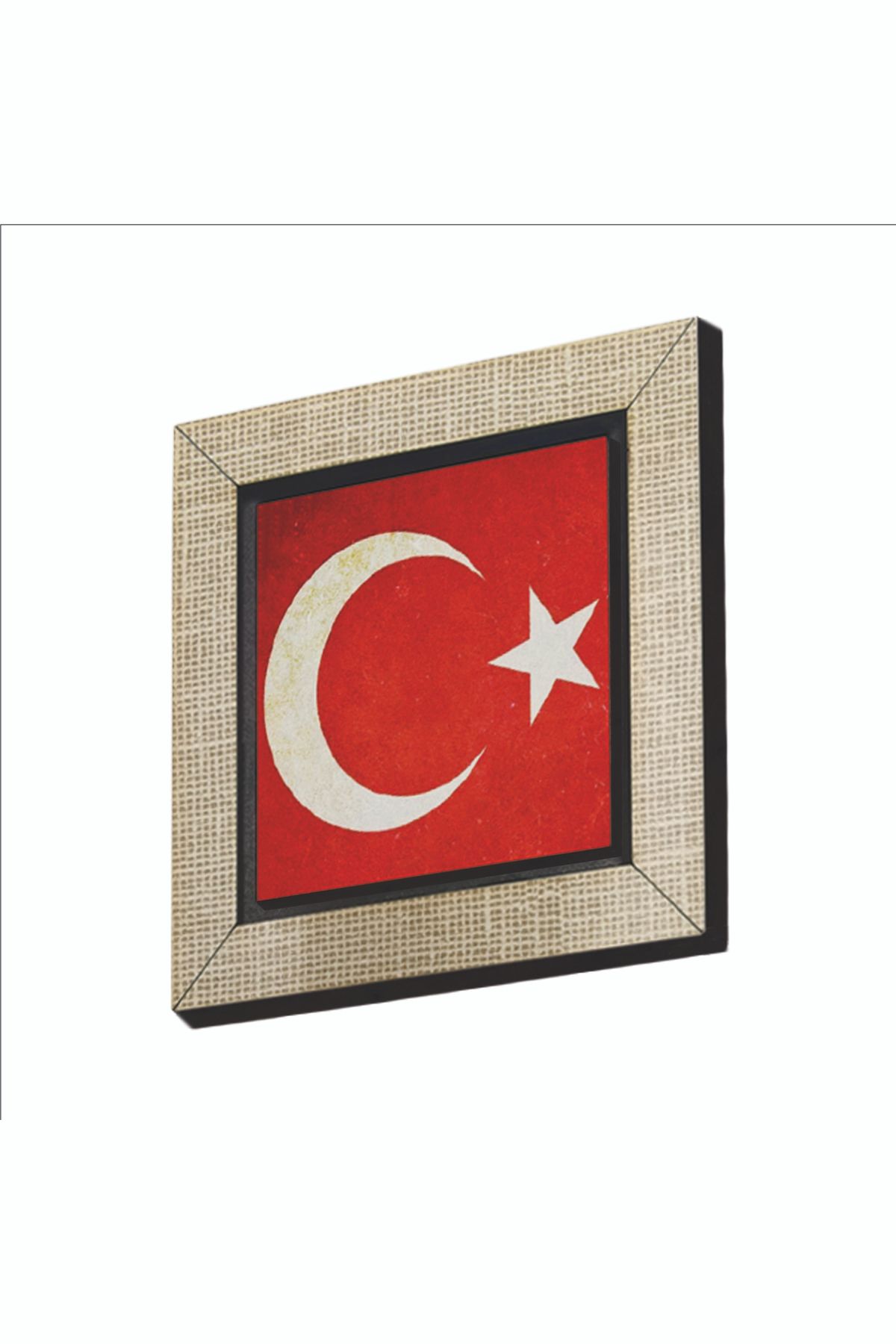 BAKSEPETE Türkiye Bayrağı Baskılı Mdf Magnetkrt-098