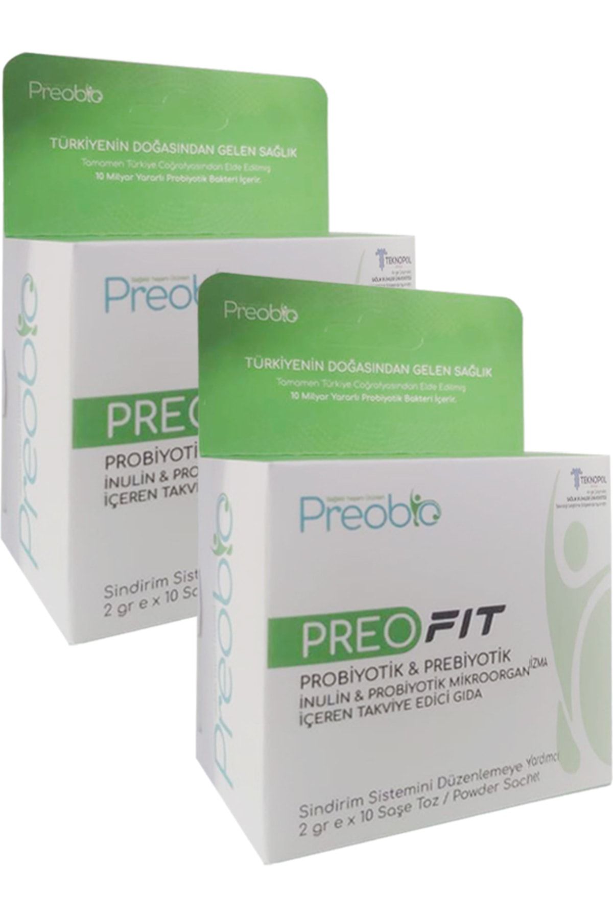 Preobio Preofit Probiyotik Prebiotik Yoğurt Mayası 2 Kutu 40 Saşe