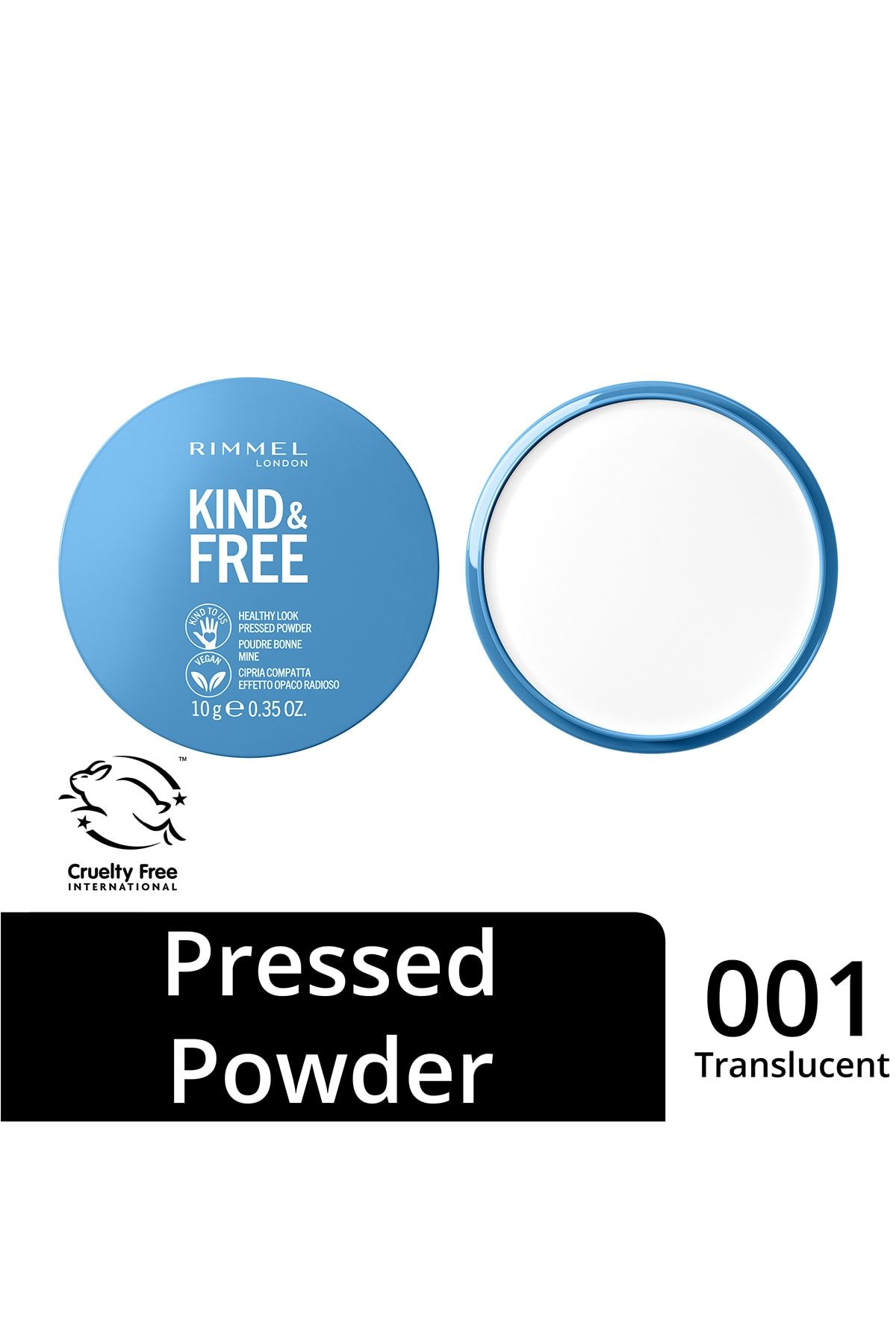 Rimmel London Pudra Kind Free Powder Translucent No:001