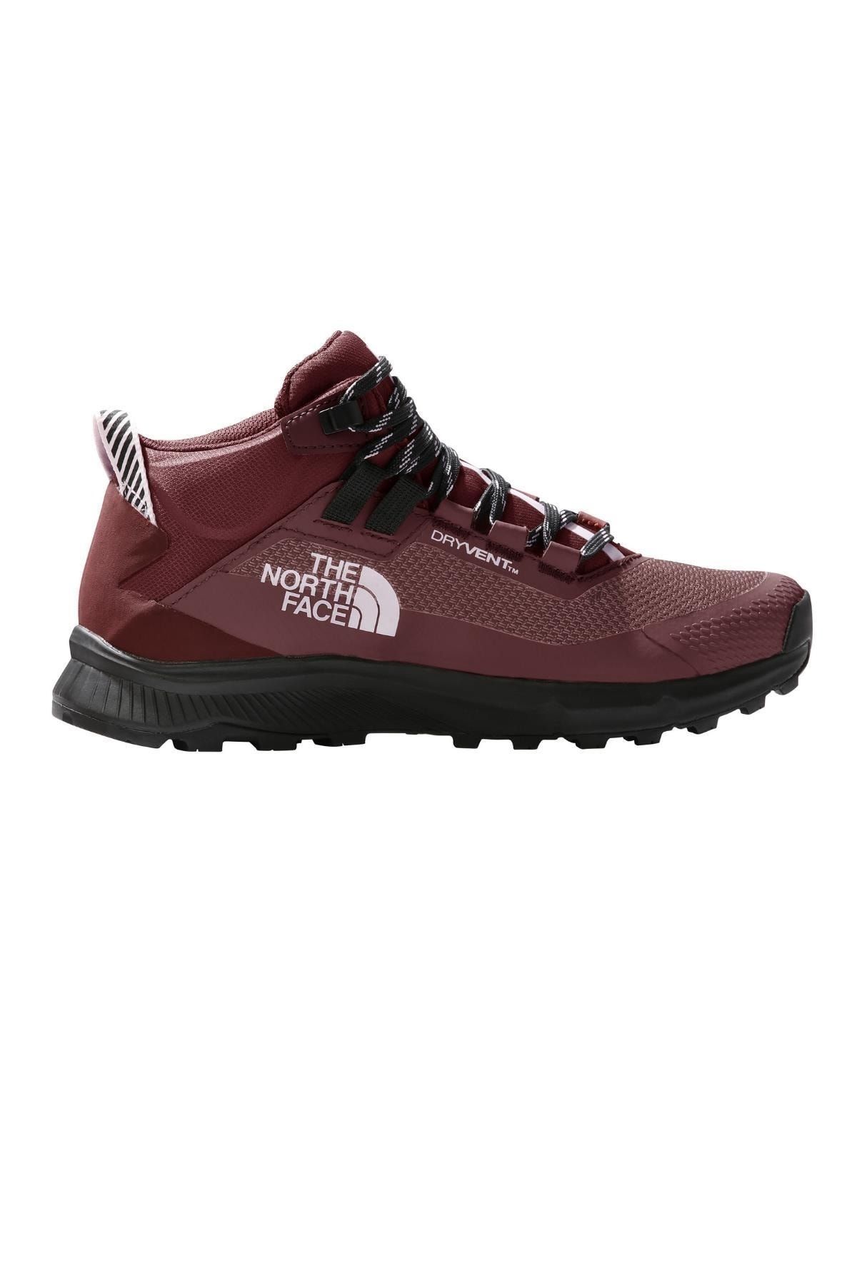 The North Face Cragstone Mid Waterproof Ayakkabı Kadın Kırmızı/siyah