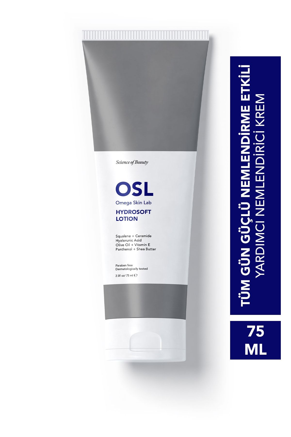 OSL Omega Skin Lab Hydrosoft Lotion 75ml (NEMLENDİRİCİ YÜZ VE VÜCUT LOSYONU)