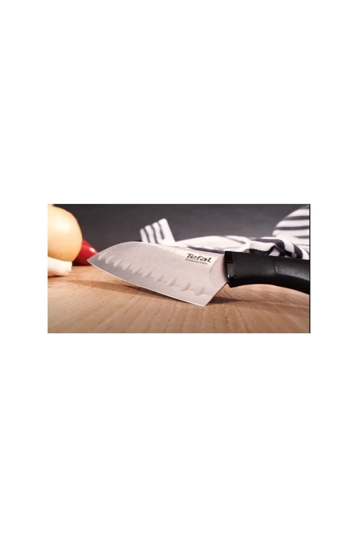 TEFAL K22136 Comfort Kapaklı Santoku Bıçağı 12 Cm