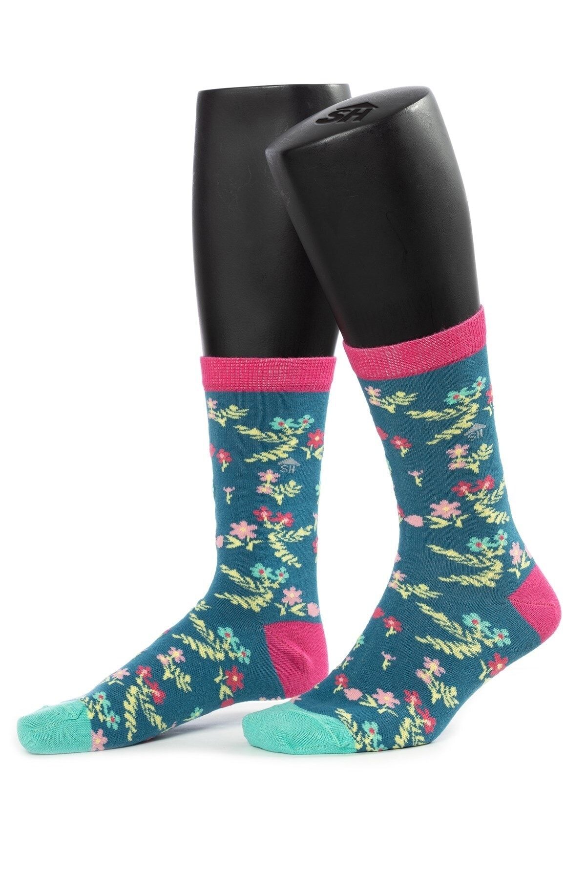 The Socks House Kadın Mine Çiçeği Desenli Çorap