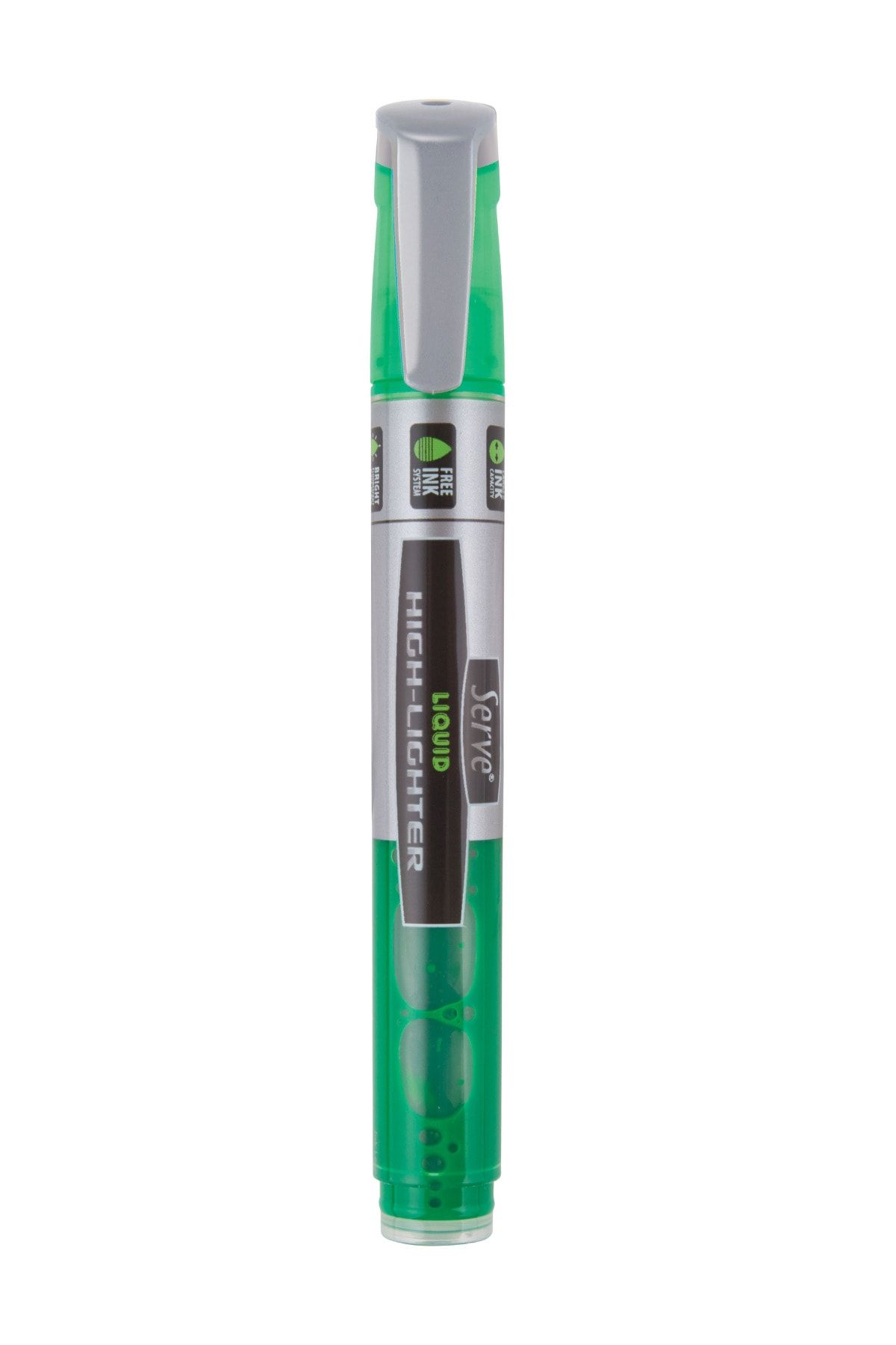 Serve Liquid Highlighter Sıvı Mürekkepli Fosforlu Kalem Yeşil