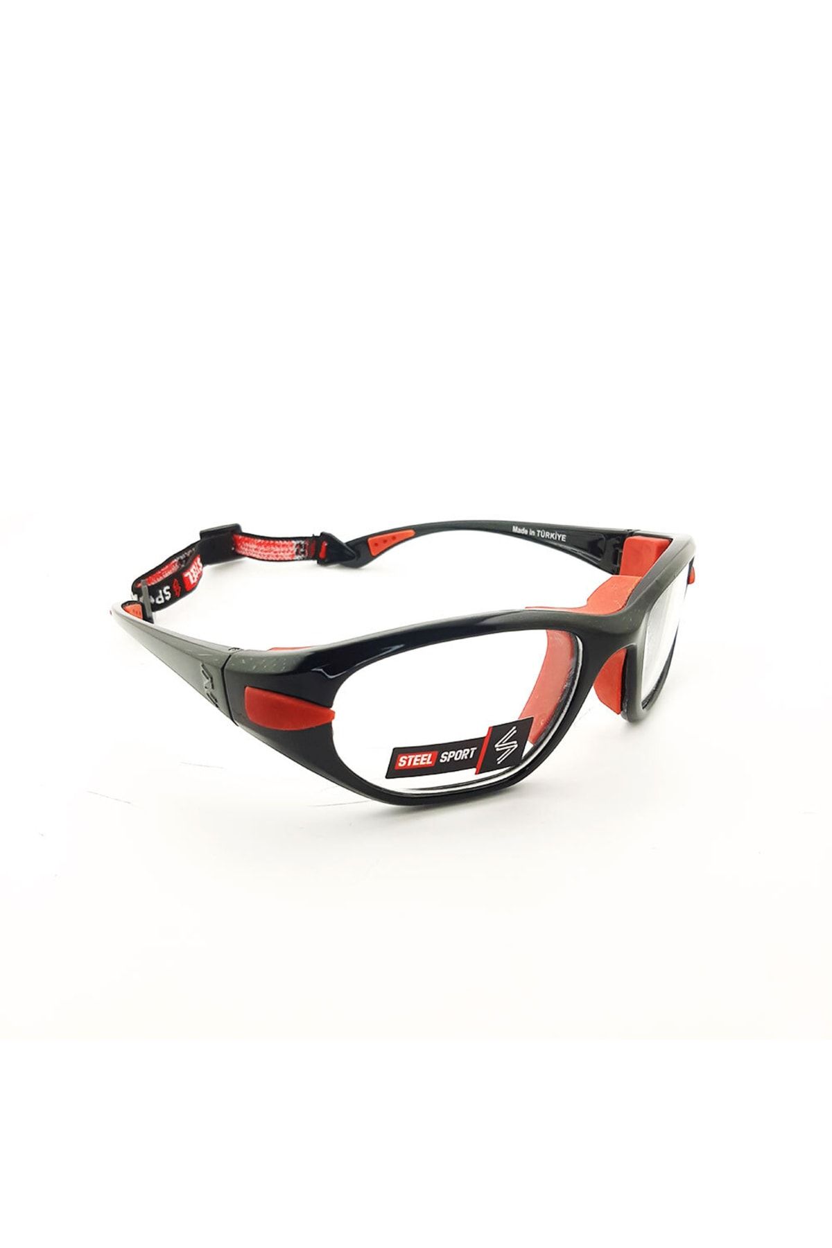 Genel Markalar Maxima Ss fl C13 Parlak Metalik Siyah-kırmızıped 20+yaş numaralı Olabilen Sporcu Gözlüğü