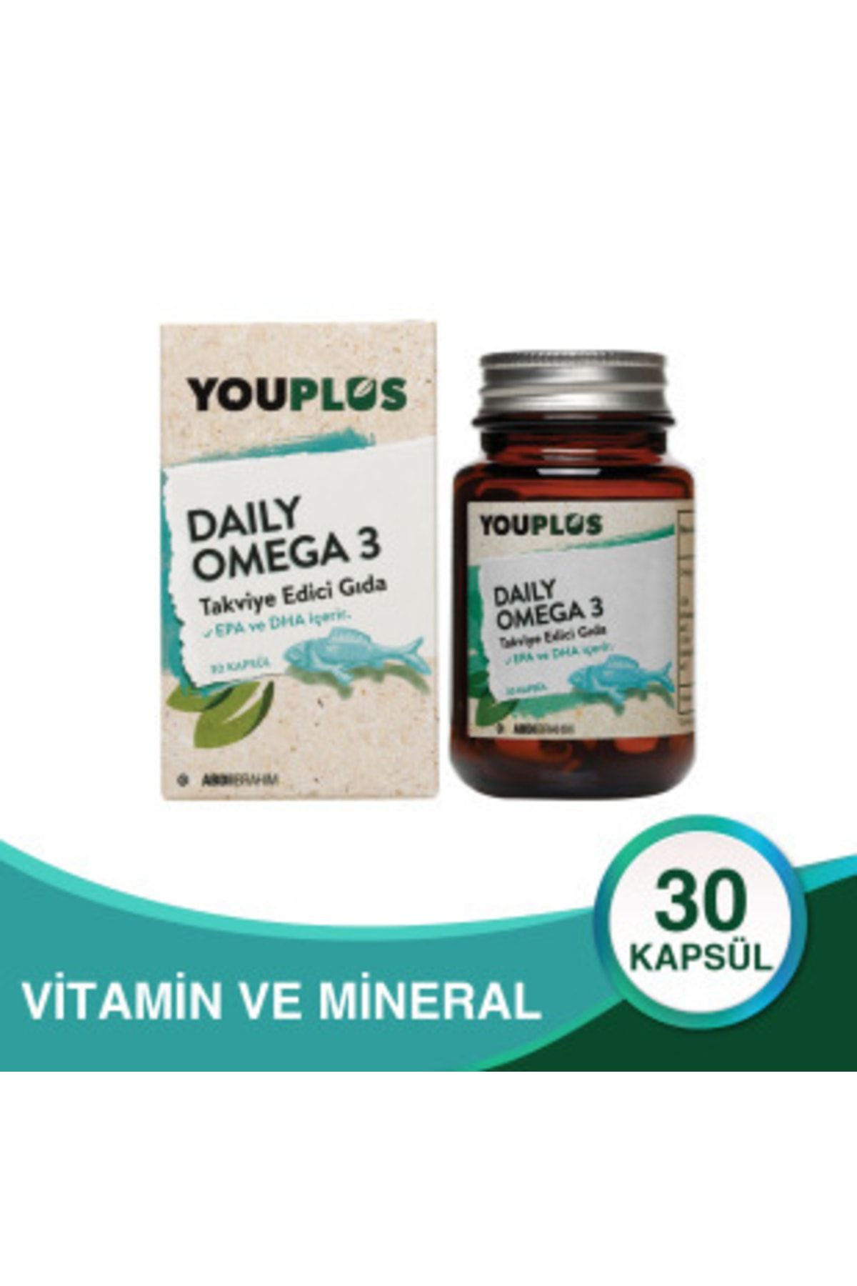 Youplus Daily Omega-3 30 Kapsül