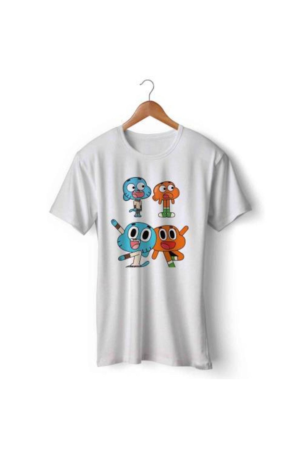 Art T-Shirt Xs Beden Gumball Cartoon Network Kısa Kol Tişört T-shirt
