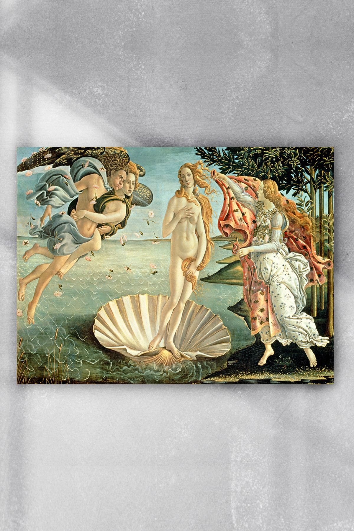 Postermanya Botticelli - Venüs'ün Doğuşu Sanatsal Poster (60x90 cm)