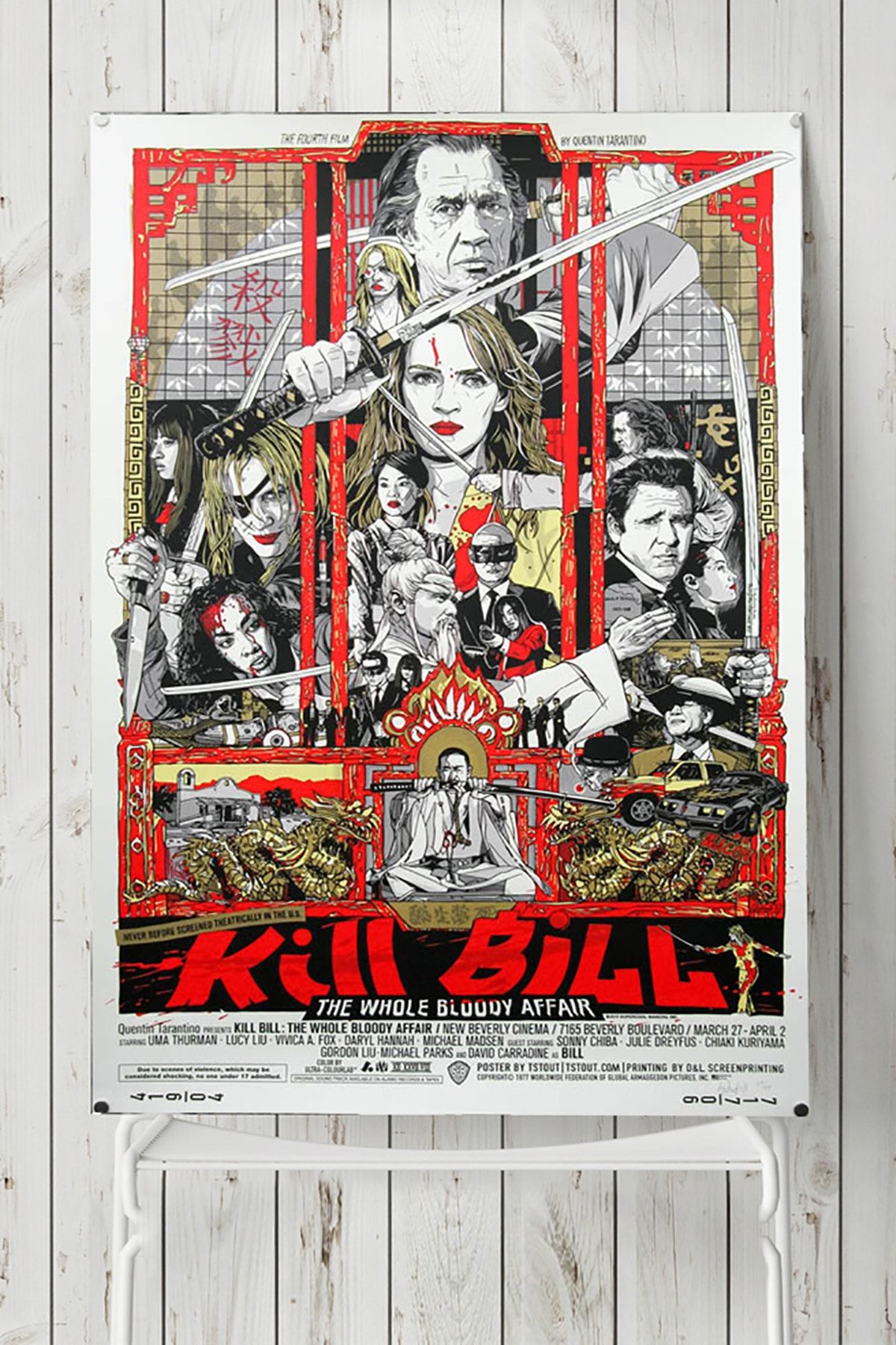 Postermanya Kill Bill Film Afişi Poster 40x60 cm