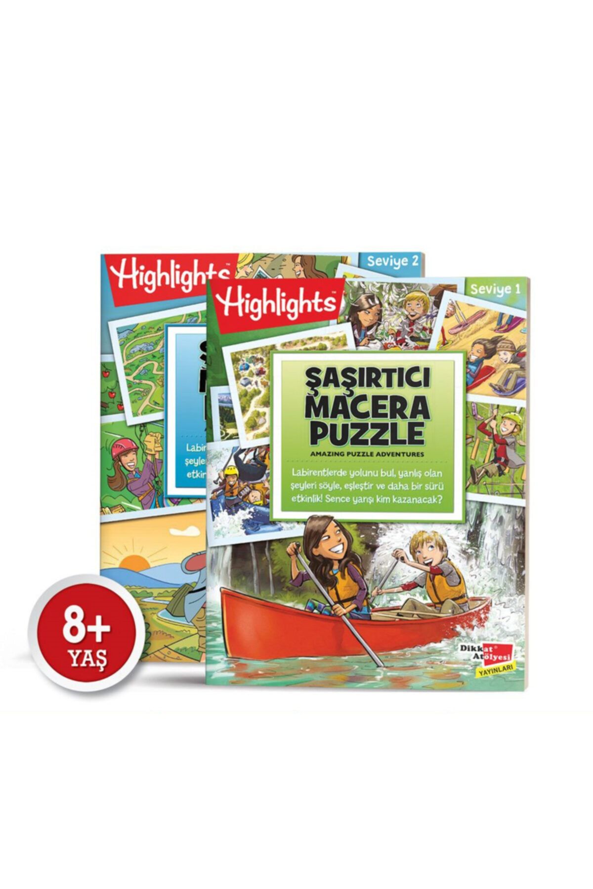 Highlights Yayınları Şaşırtıcı Macera Puzzle 2'li Set 8+ Mutluminik