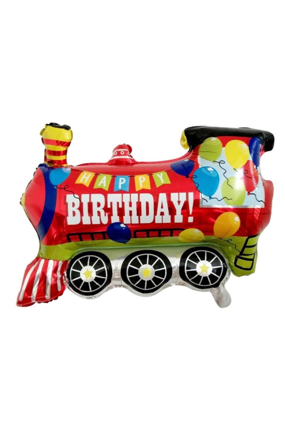 specific Specıfıc Doğum Günü Parti Balon Lokomotif Tren_72 X 60 Cm_kırmızı