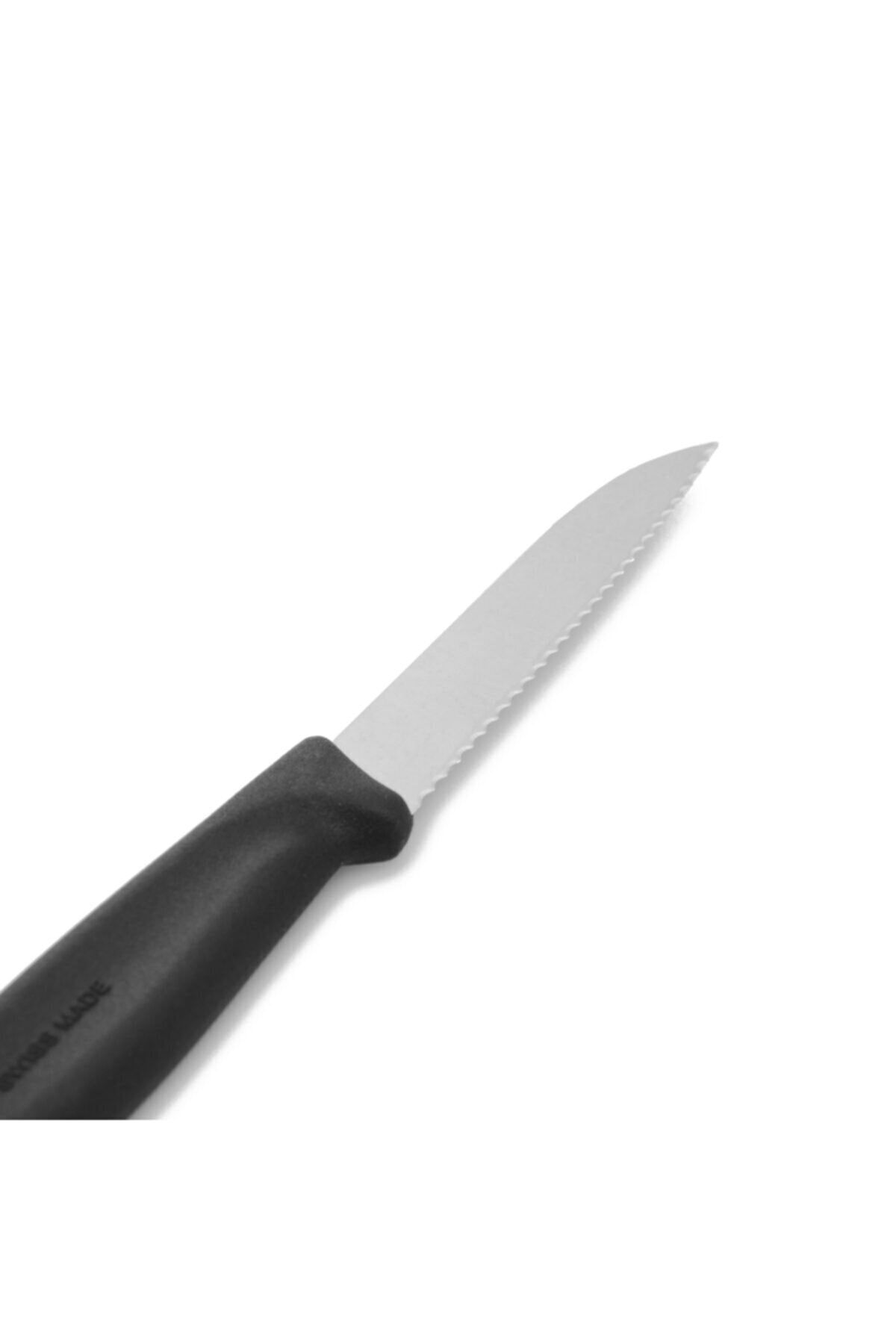 VICTORINOX Vıctorınox Siyah Tırtıklı Soyma Bıçağı 8 Cm