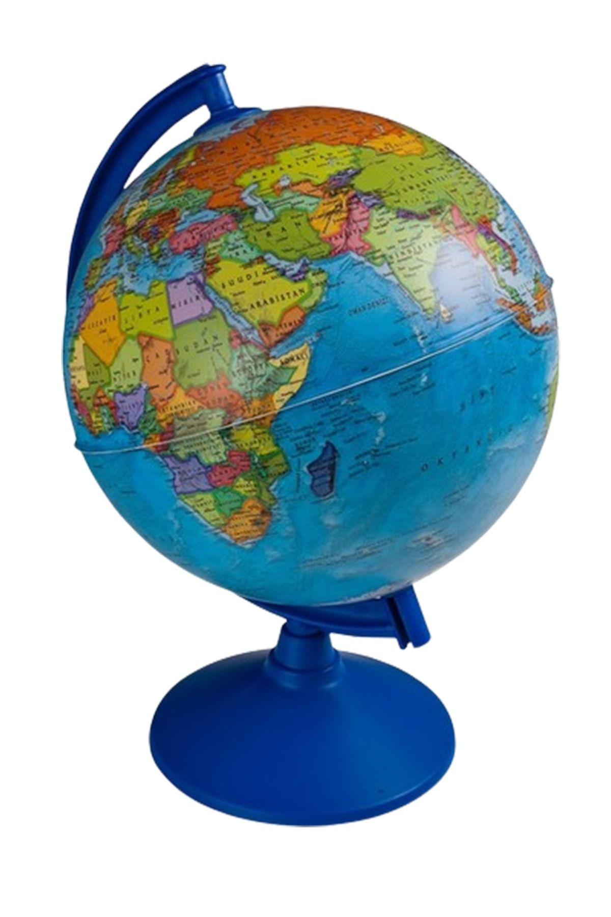 Genel Markalar Işıksız Siyasi Dünya Küresi 30 Cm Çaplı En Büyük Boy Yer Küre Eğitici Harita