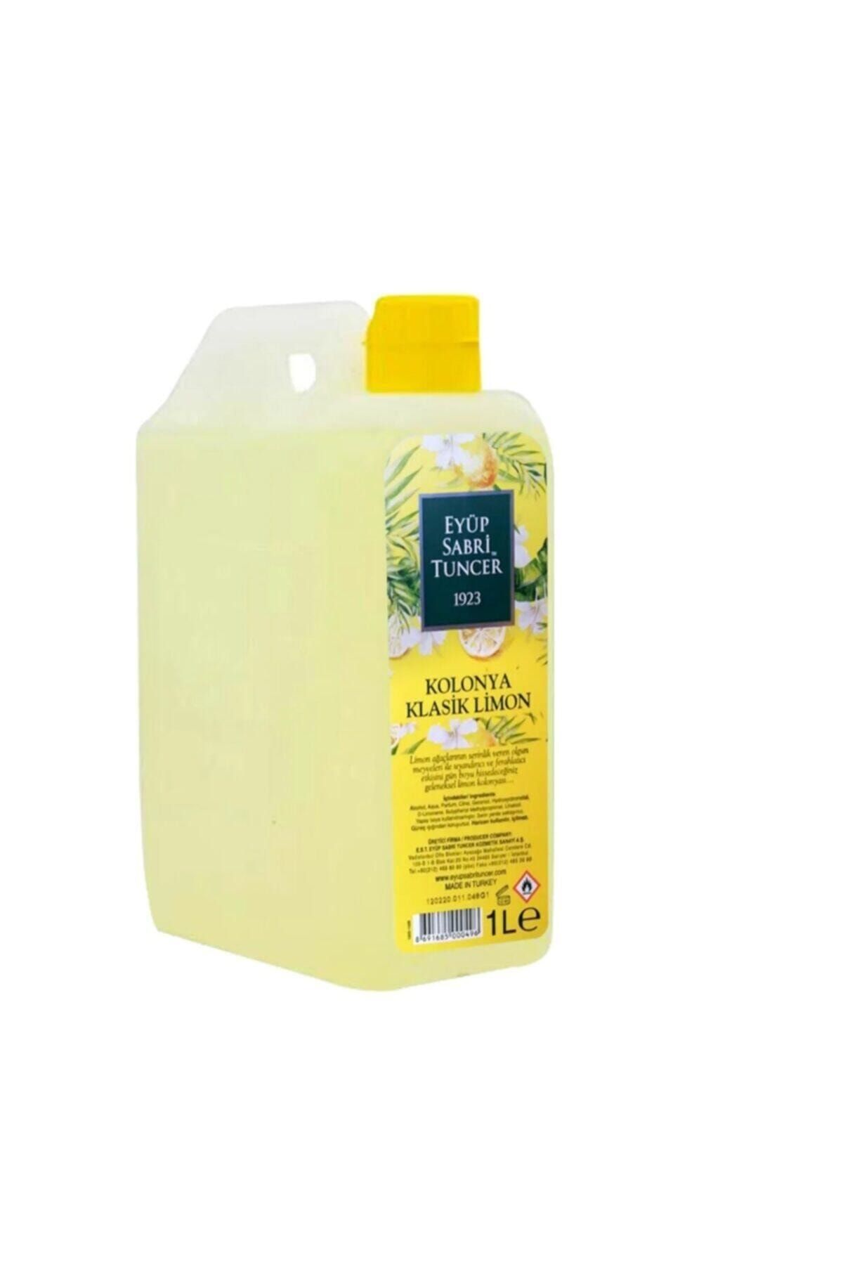 Eyüp Sabri Tuncer Klasik Limon Kolonya 1 Litre 80 Derece Bidon