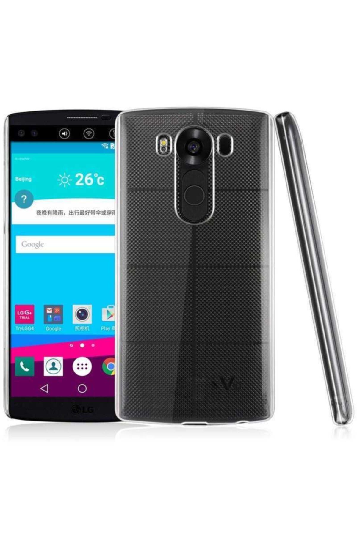 LG V10 Uyumlu Kılıf Crystal Series, Soft Şeffaf A+ Kalite Case