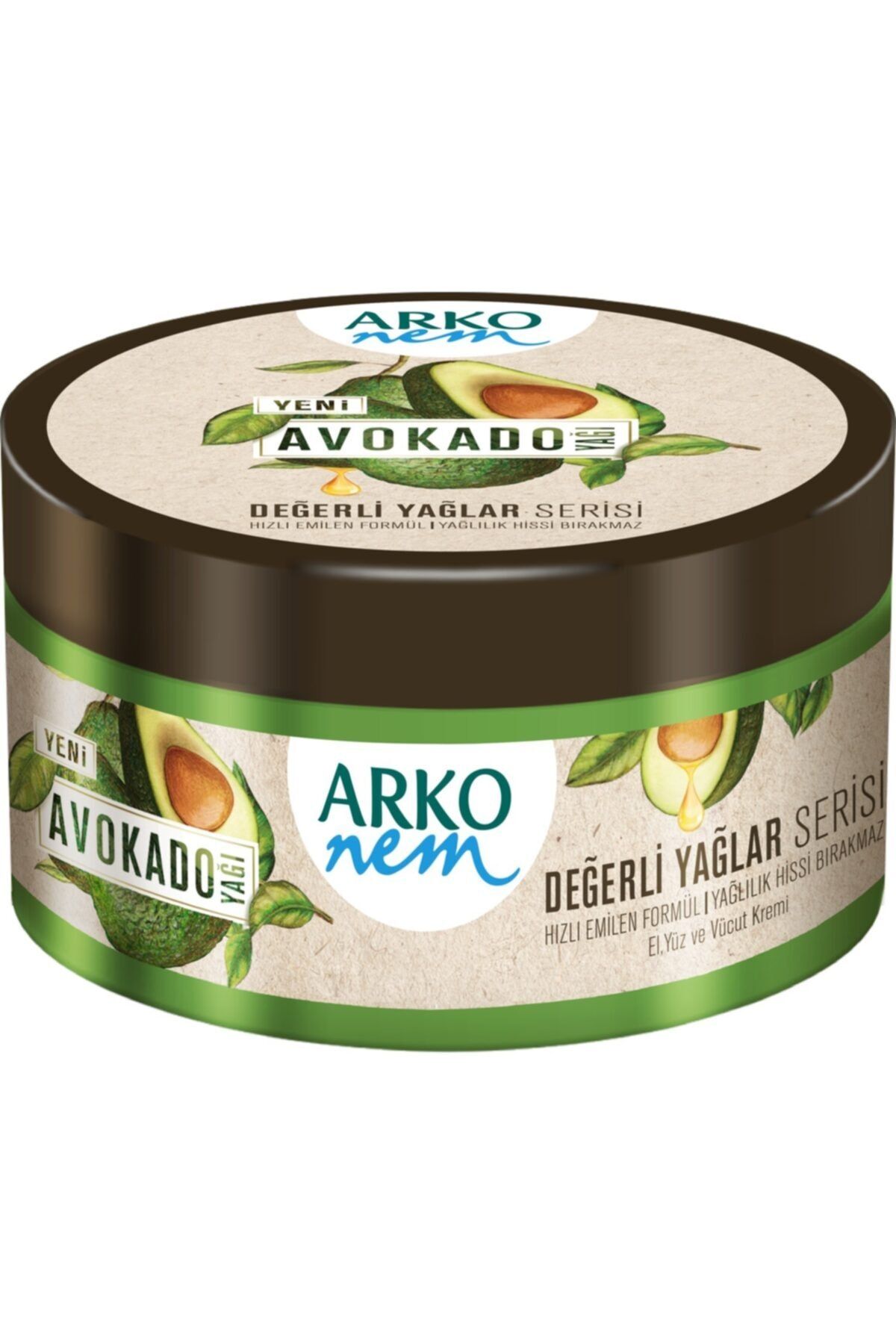 Arko Nem Değerli Yağlar Avokado Krem 250 Ml