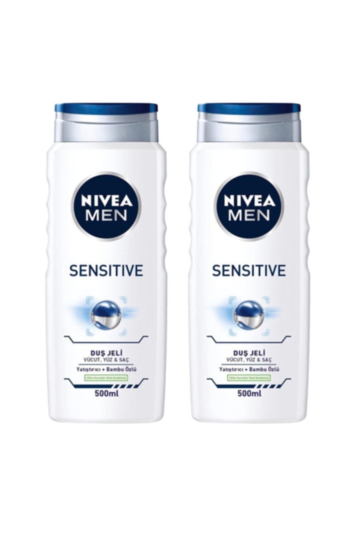 NIVEA Nıvea Men Sensitive Duş Jeli 500 Ml X 2 Adet