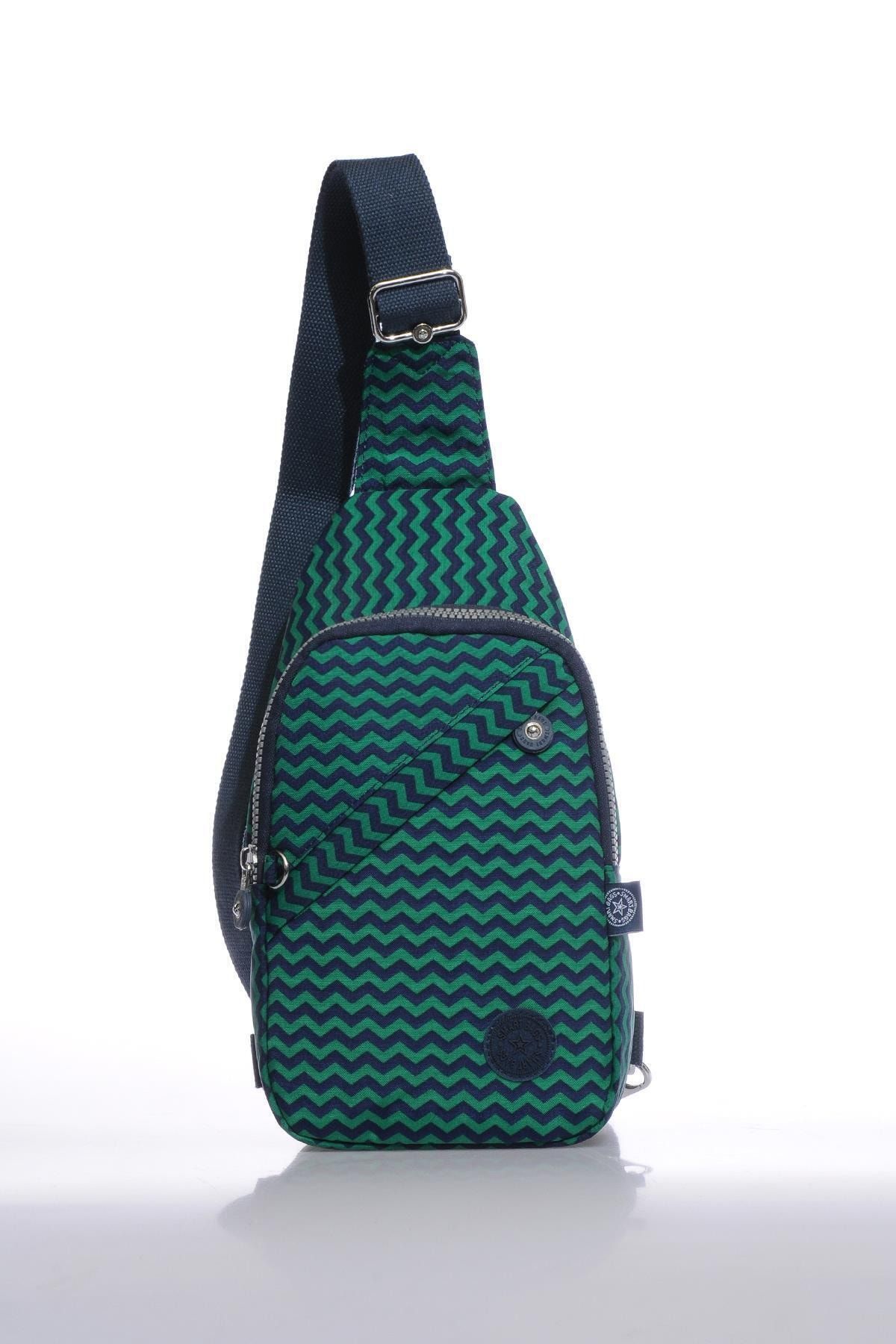Smart Bags Smb1239-0066 Lacivert/yeşil Kadın Body Bag