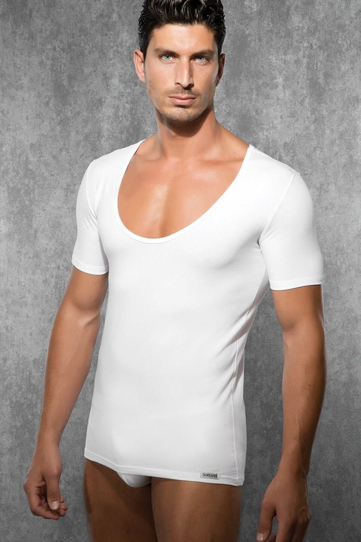 Doreanse Erkek Beyaz T-shirt 2520