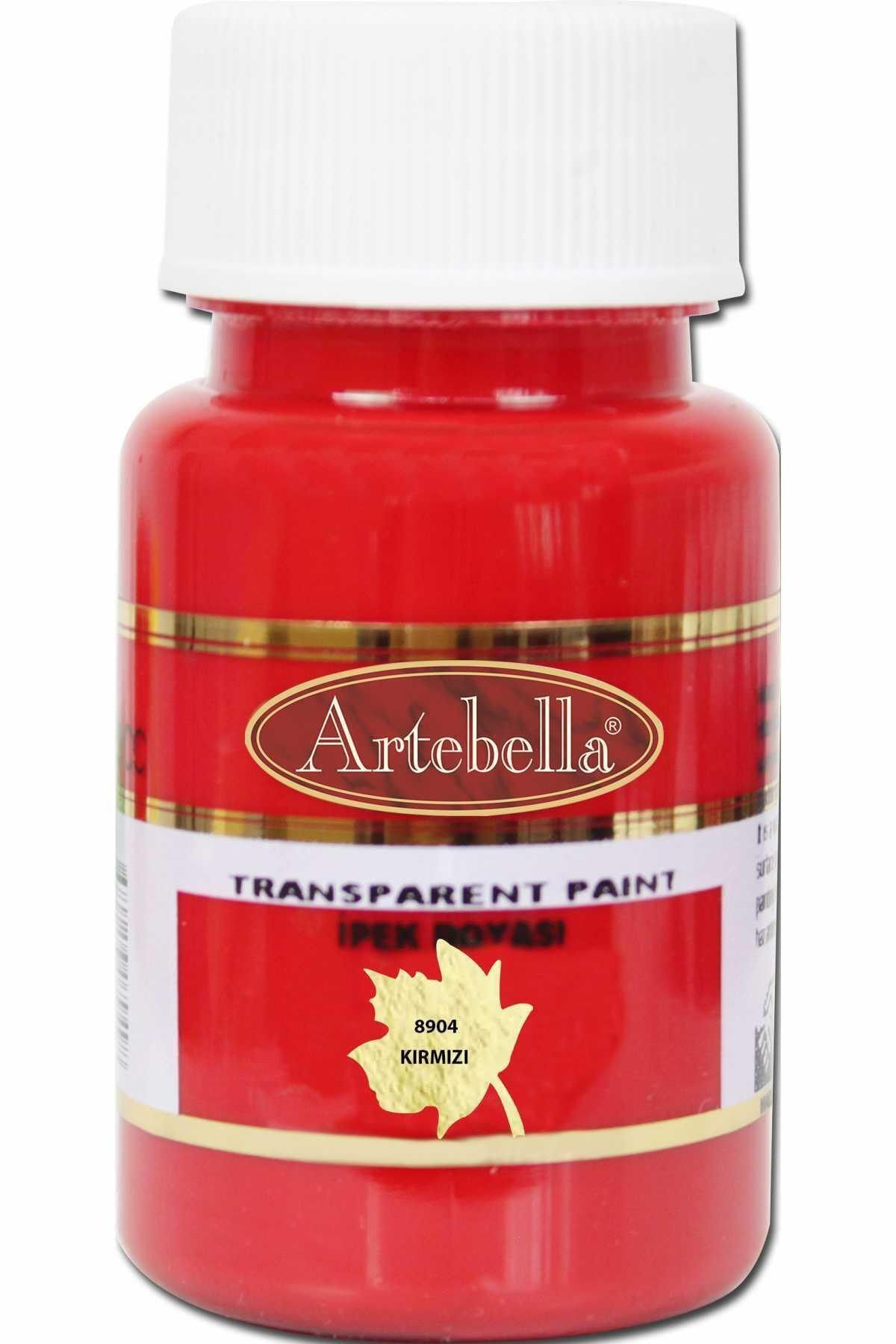 Artebella Transparan Ipek Boyası 890450 Kırmızı 50 Ml