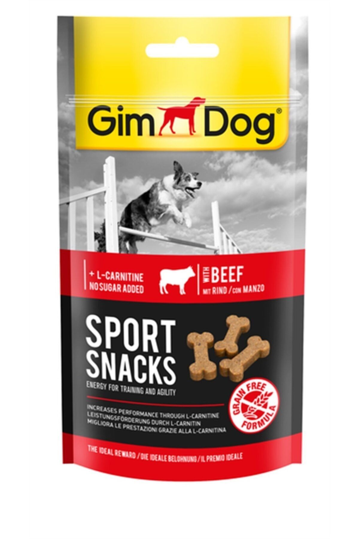 Gimdog Sportsnacks Beef Sığır Etli Ödül Tableti 60 gr