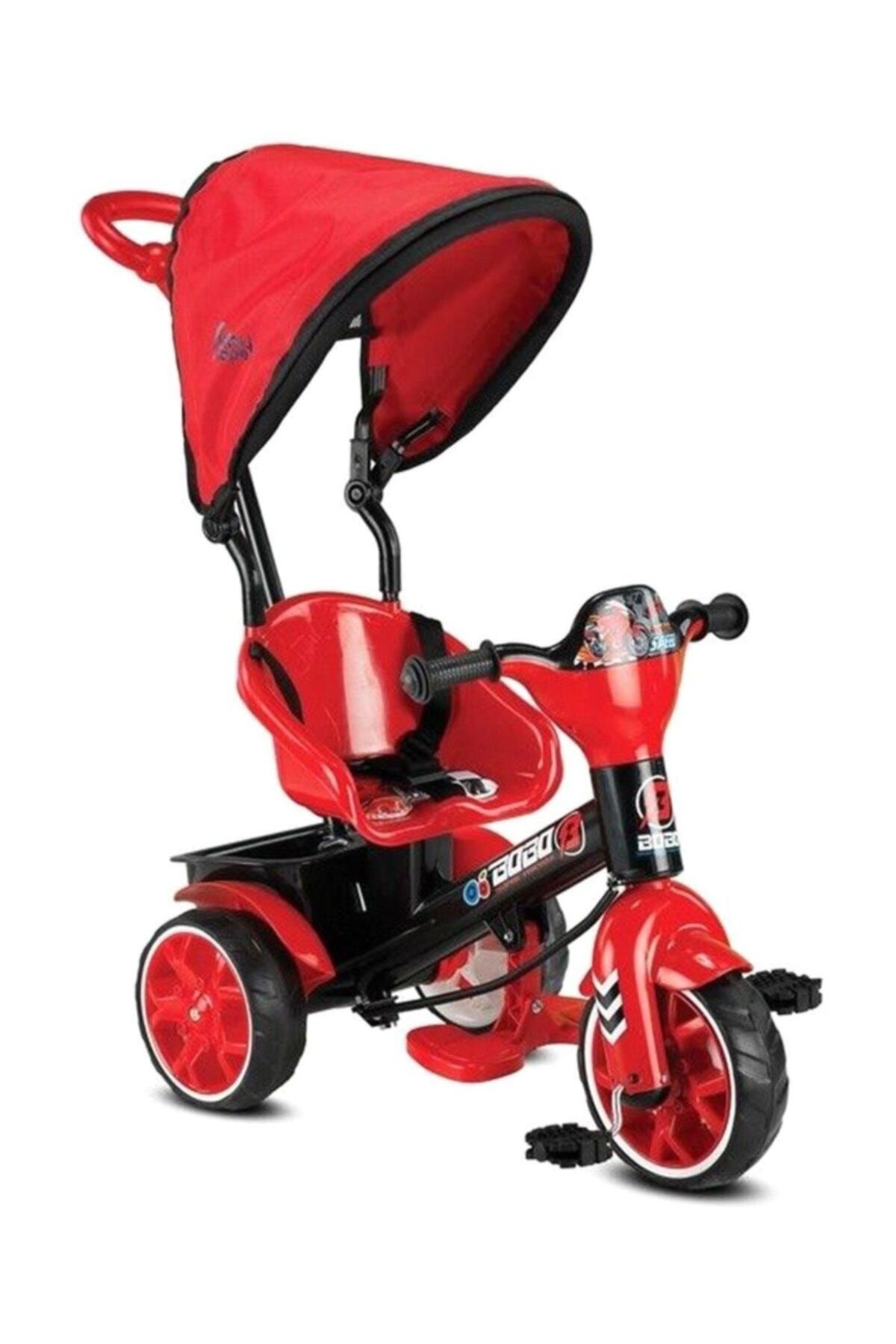 Babyhope Bobo Speed 3 Tekerlekli Tenteli Bisiklet Kırmızı