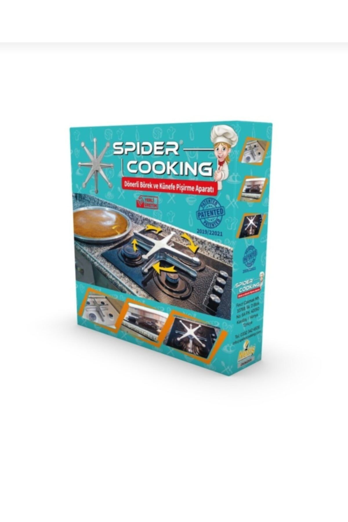 Spider Su Böreği Ve Künefe Pişirme Aparatı
