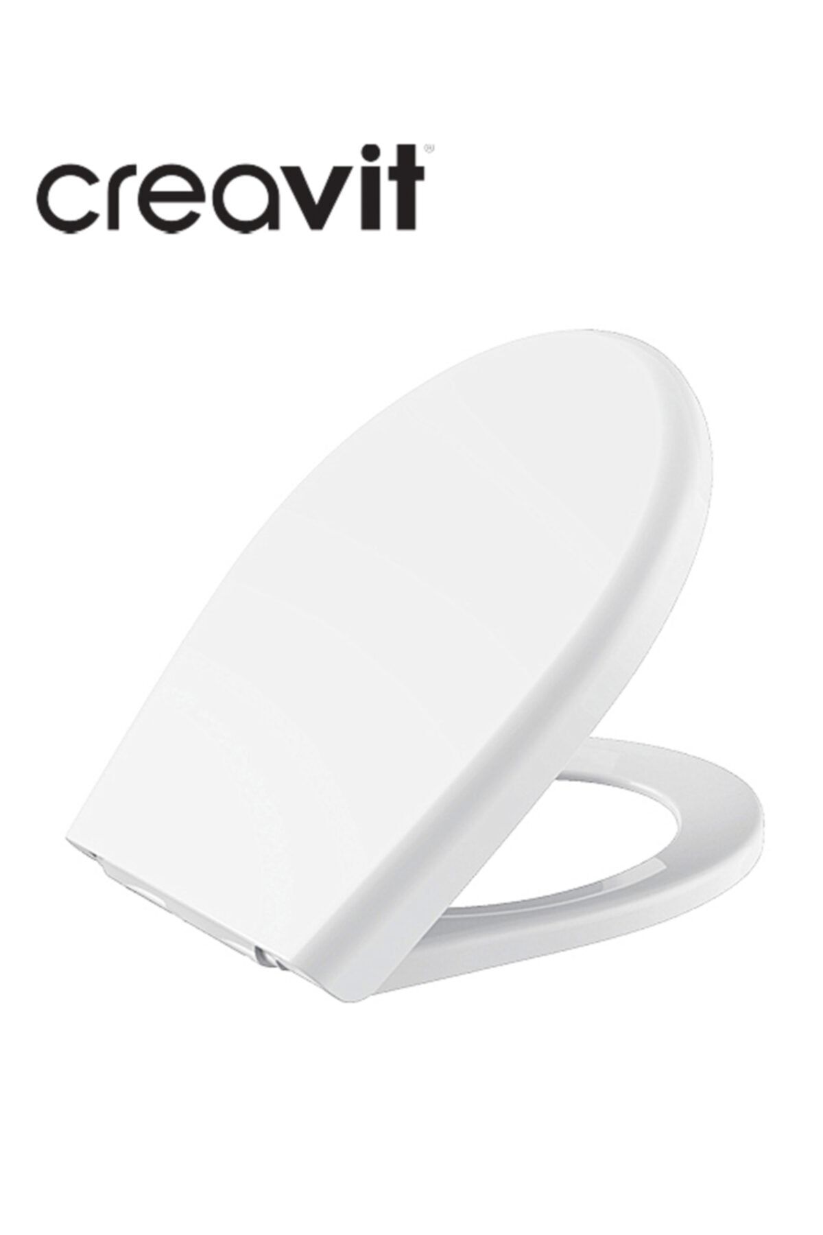 Creavit Çınar Pp Thermoplast Yavaş Kapanan Beyaz Klozet Kapağı