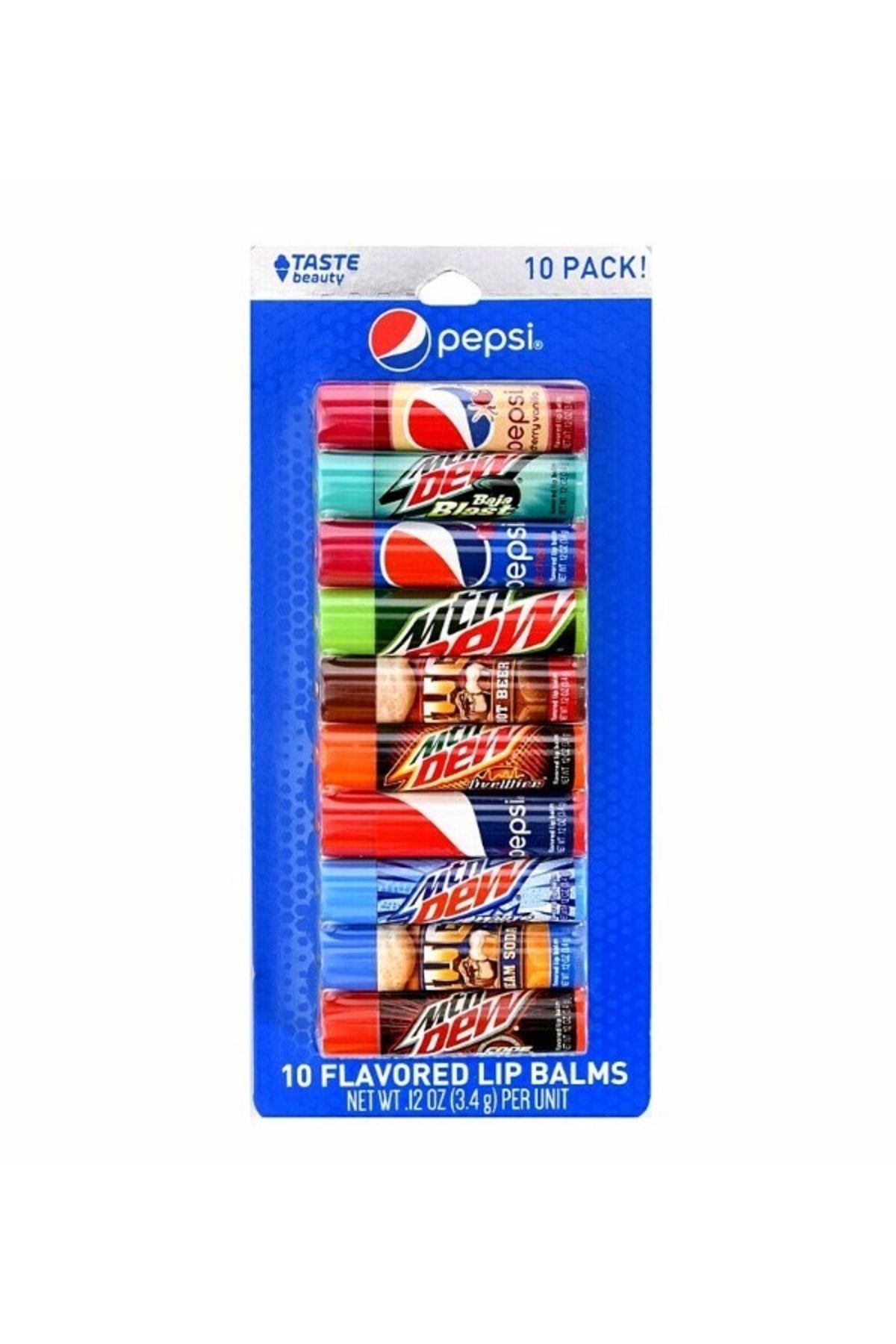 Pepsi Flavored Lip Balms 10 Pieces