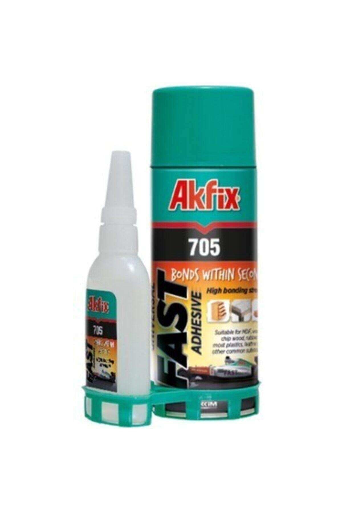 Akfix 705 Süper Hızlı Yapıştırıcı - Mdf Kit 200ml+50gr