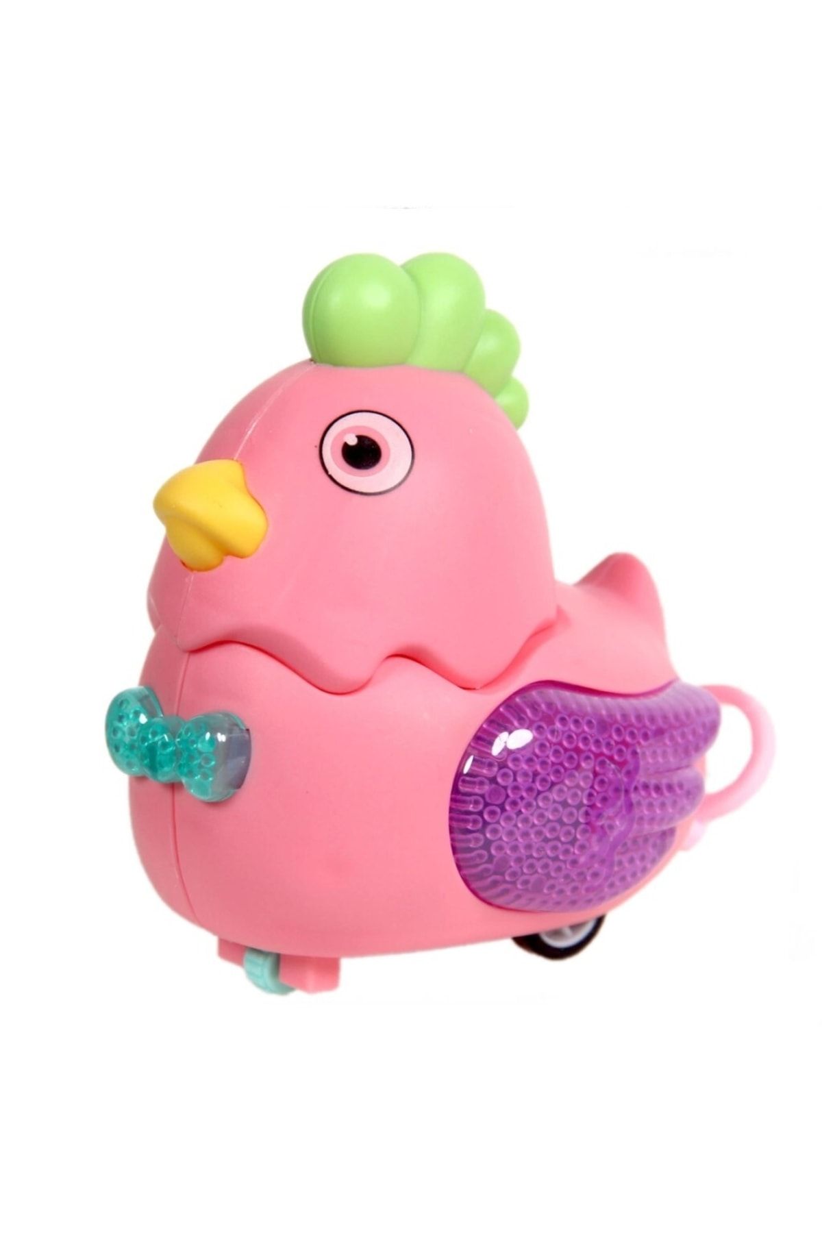 BAMTEBİ Cosby Sevimli Tavuk Ipli Çek Bırak Modelli Işıklı Çarp Dön Sevimli Chicken 3 Renkli