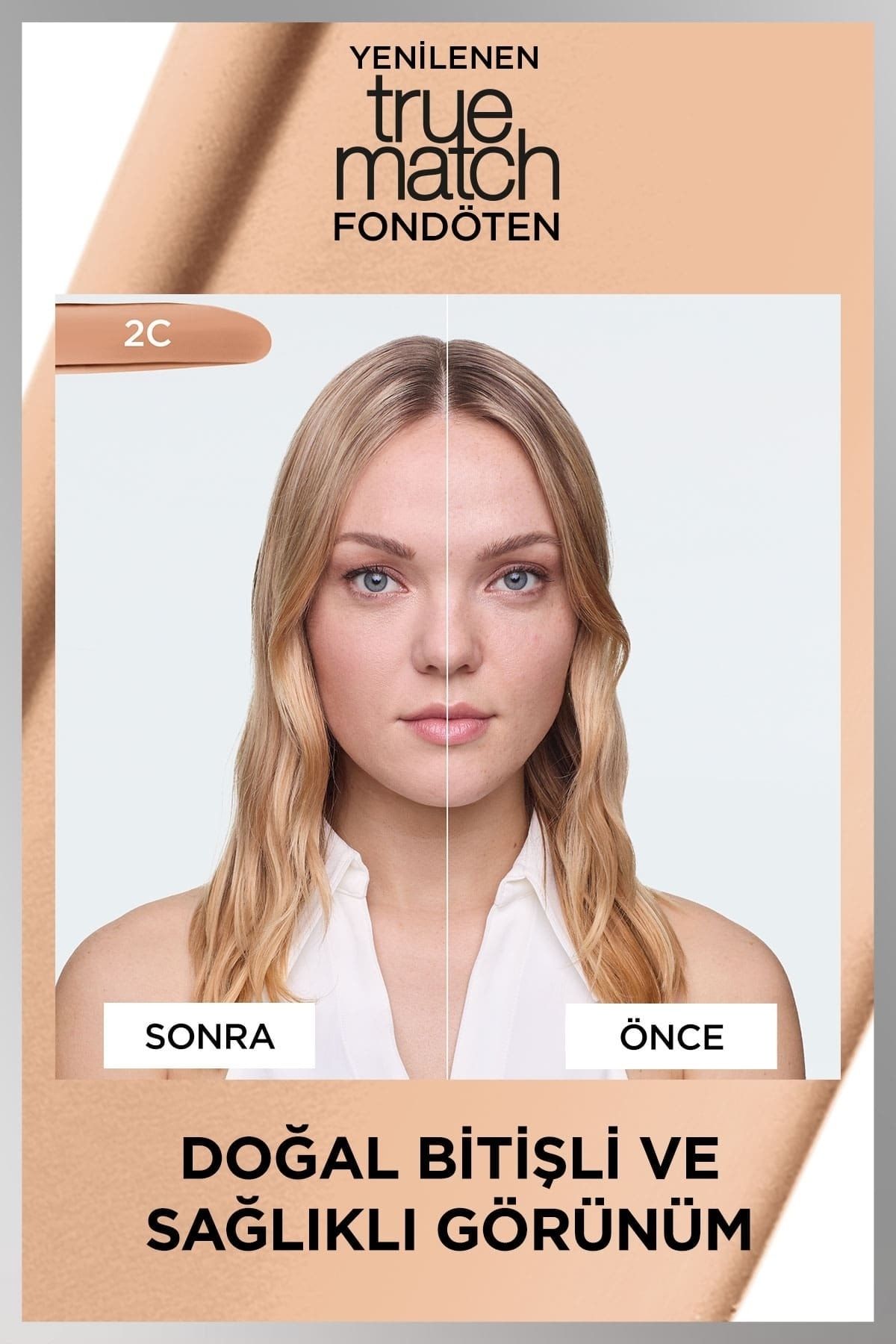 True Match Bakım Yapan Fondöten 2R ROSE VANILLA_5