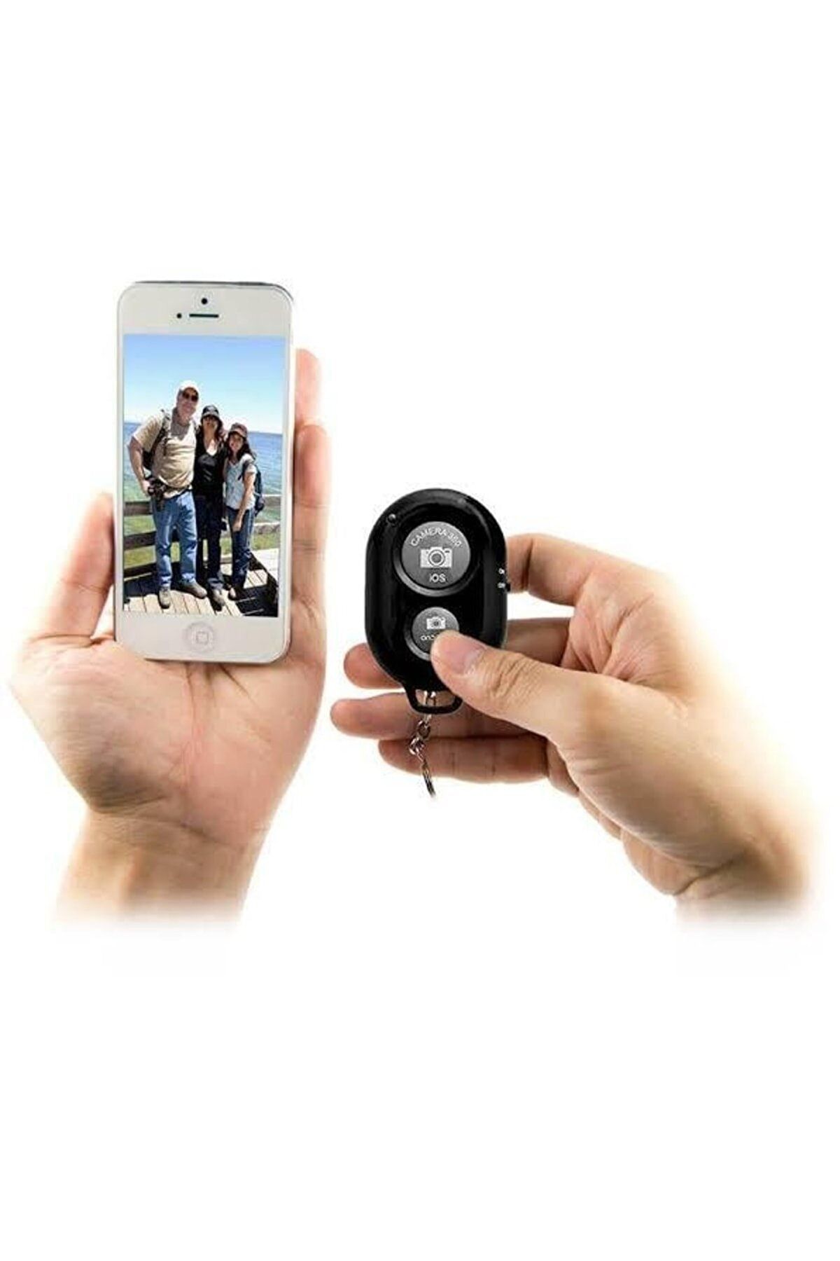 VOOKA Bluetooth Kumanda Shutter Tüm Telefonlara Uyumlu Video Selfie Ve Fotoğraf Çekme Kolaylığı