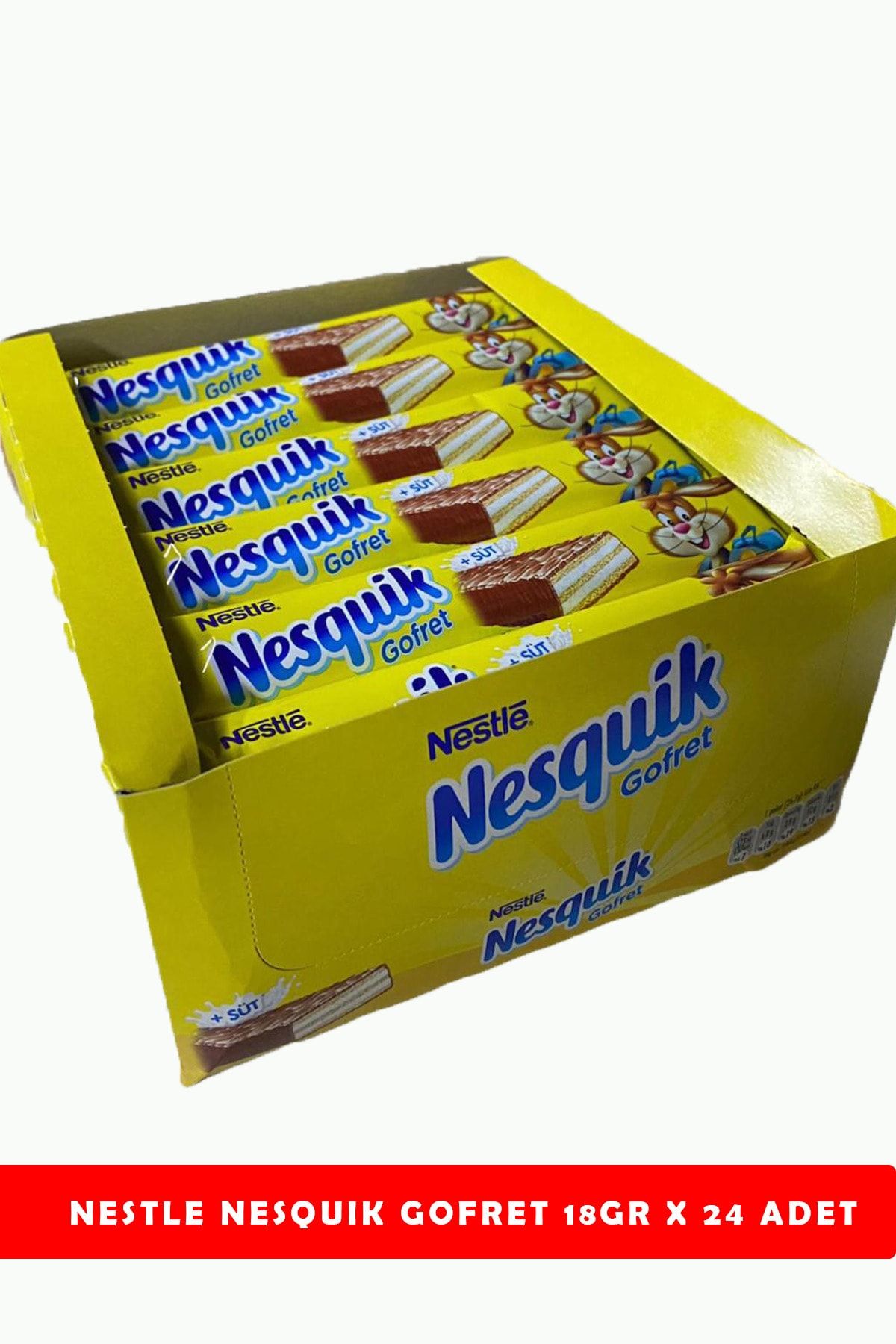 Nestle Nesquik Gofret 18 Gr X 24 Adet