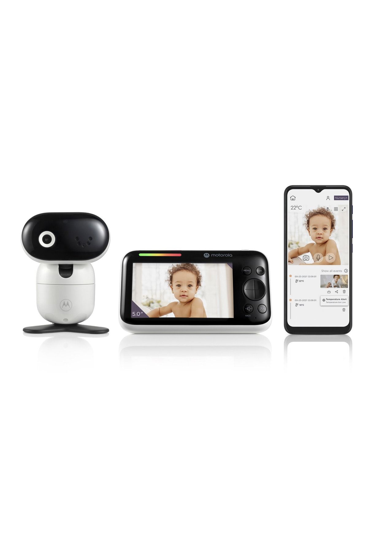 Motorola Fhd Wifi Connect Bebek Kamerası 5 Inç Lcd