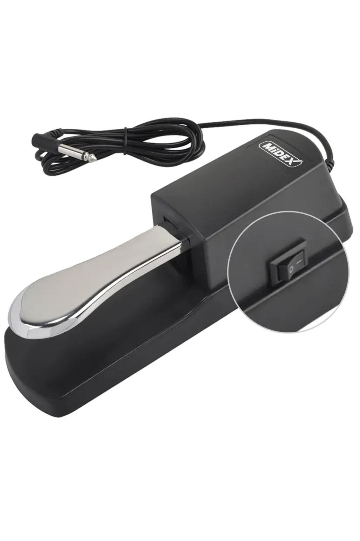 Midex Pp-05 Sustain Pedalı (6.35MM SUSTAİN JACK ÇIKIŞI OLAN TÜM ÜRÜNLERLE UYUMLU)