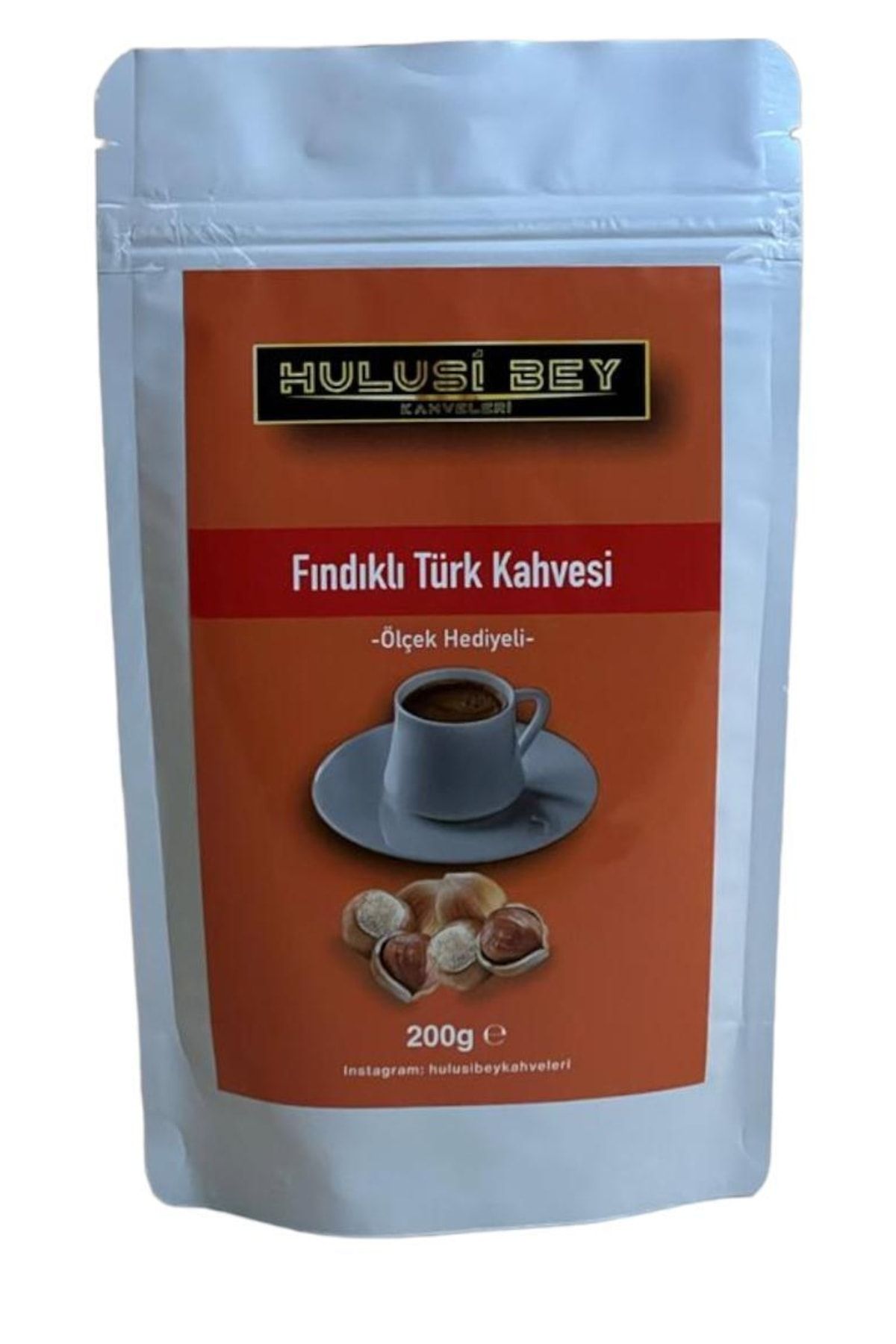 HULUSİ BEY KURU KAHVELERİ Fındıklı Türk Kahvesi 200gr