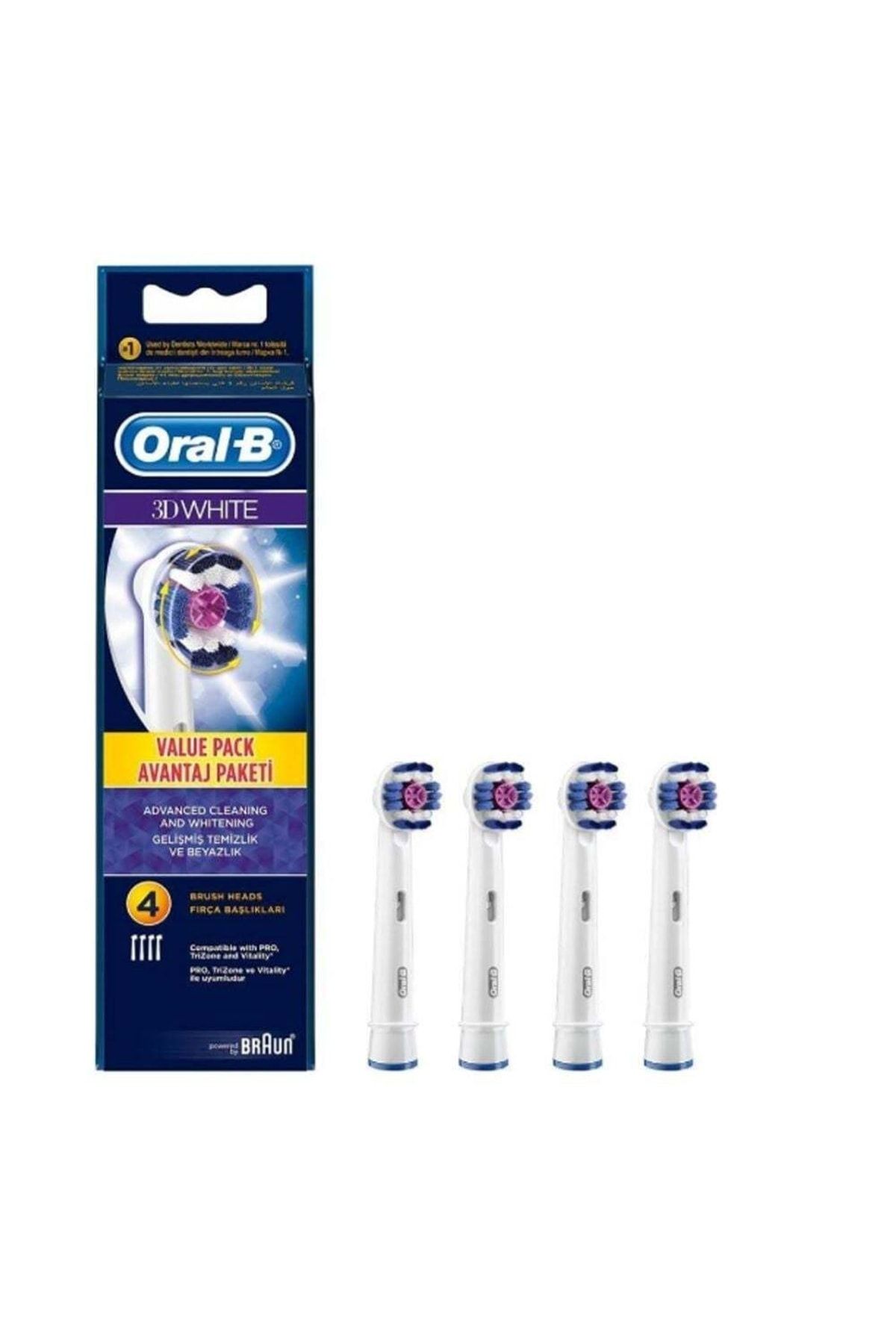 Braun Eb18 3dw 3+1 Oral-b Yedek Diş Fırçası