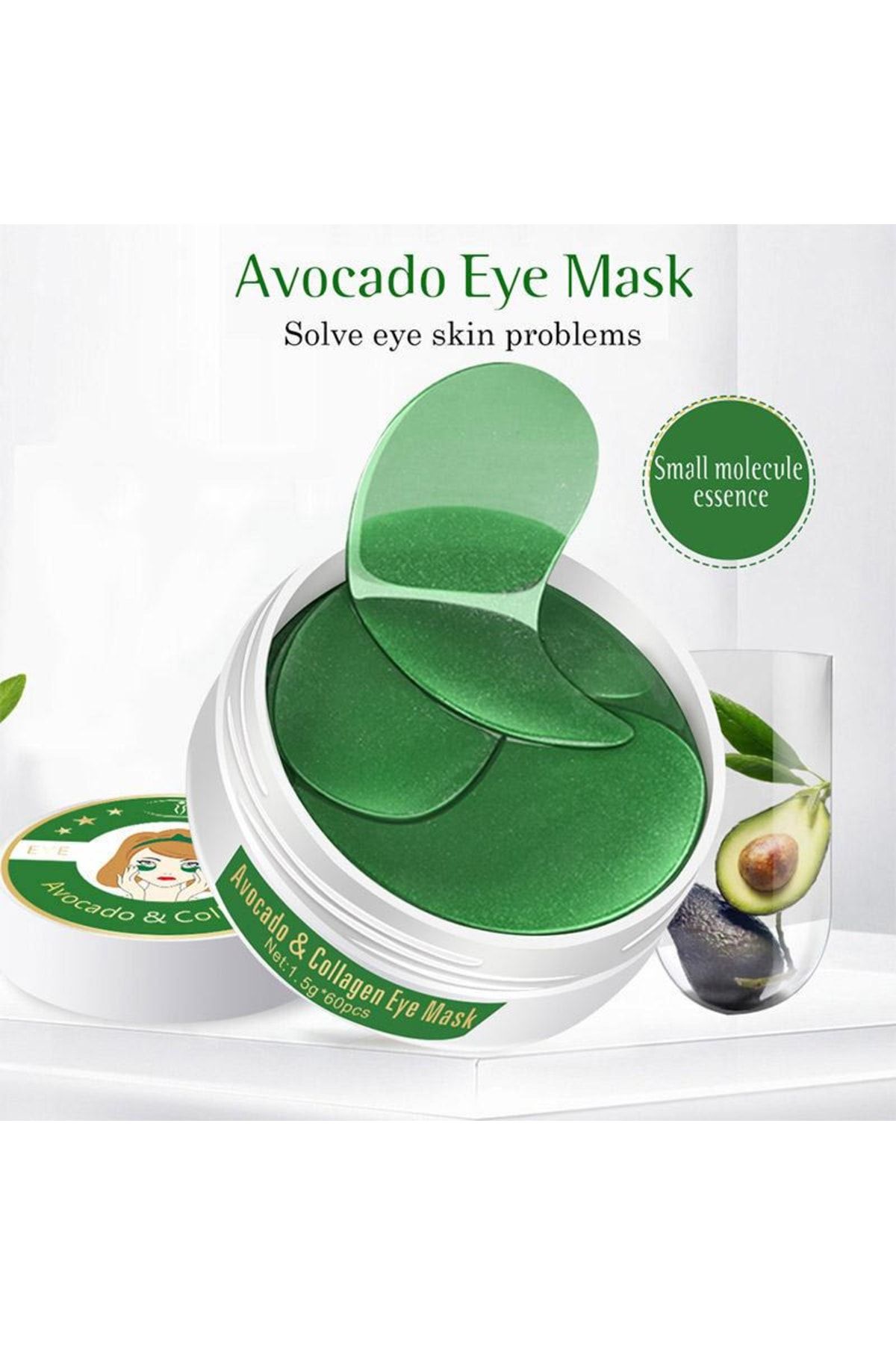 LİZAGOLD Kolajen Ve Avacado Içeren Sıkılaştırıcı Göz Maskesi 1.4g Mısa 24k 60 Adet