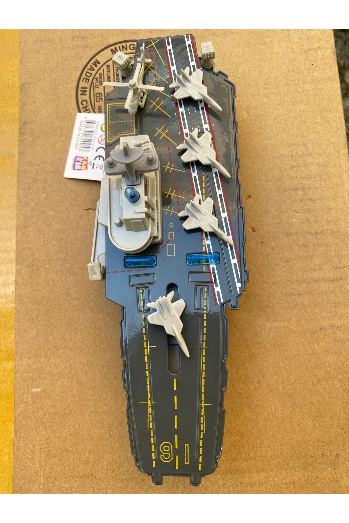 u-toys Savaş Gemisi Metal Sesli Işıklı Uçak Gemisi