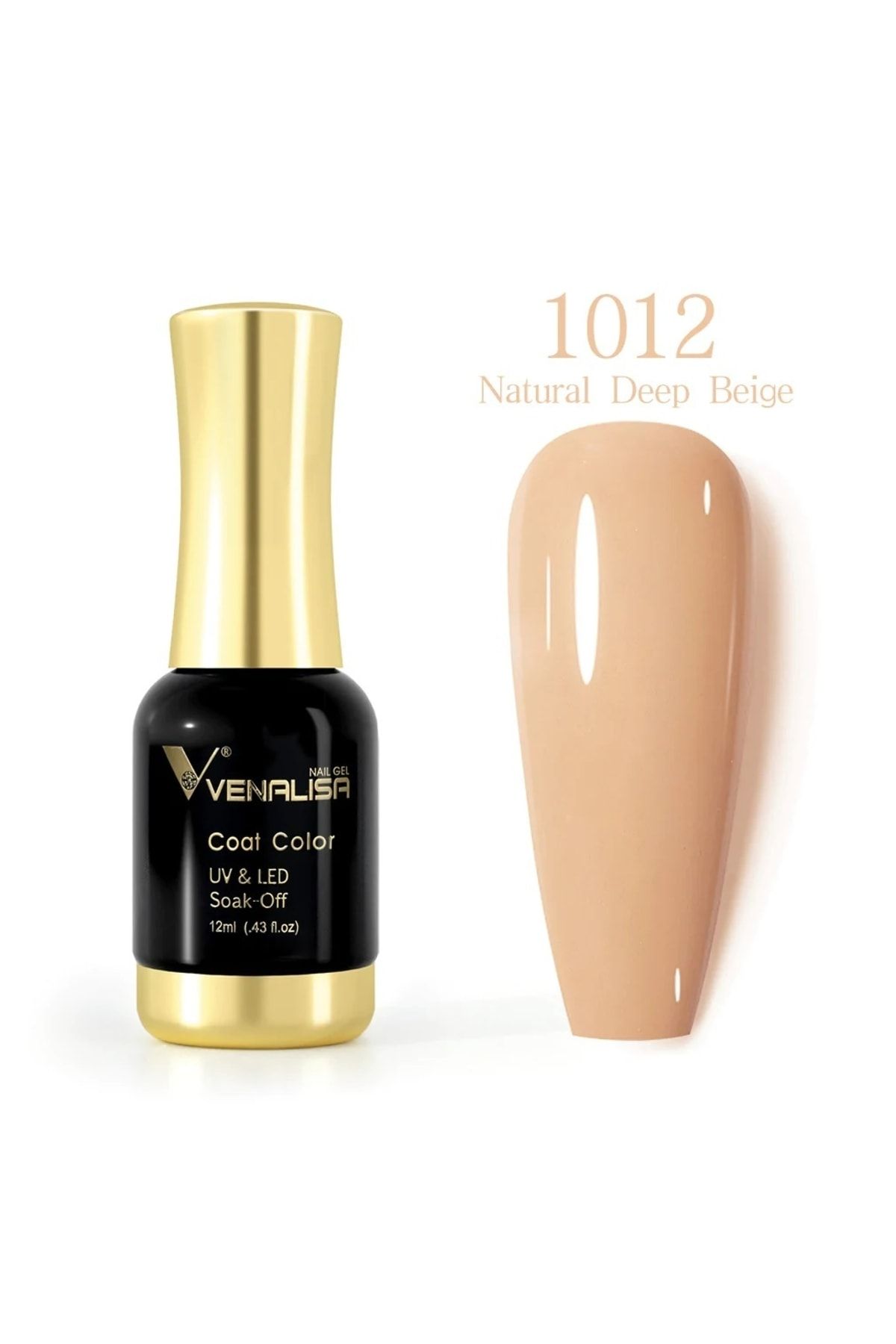Venalisa 12 ml Uv Led Kalıcı Oje Natural Deep Beige Bej Renk 1012