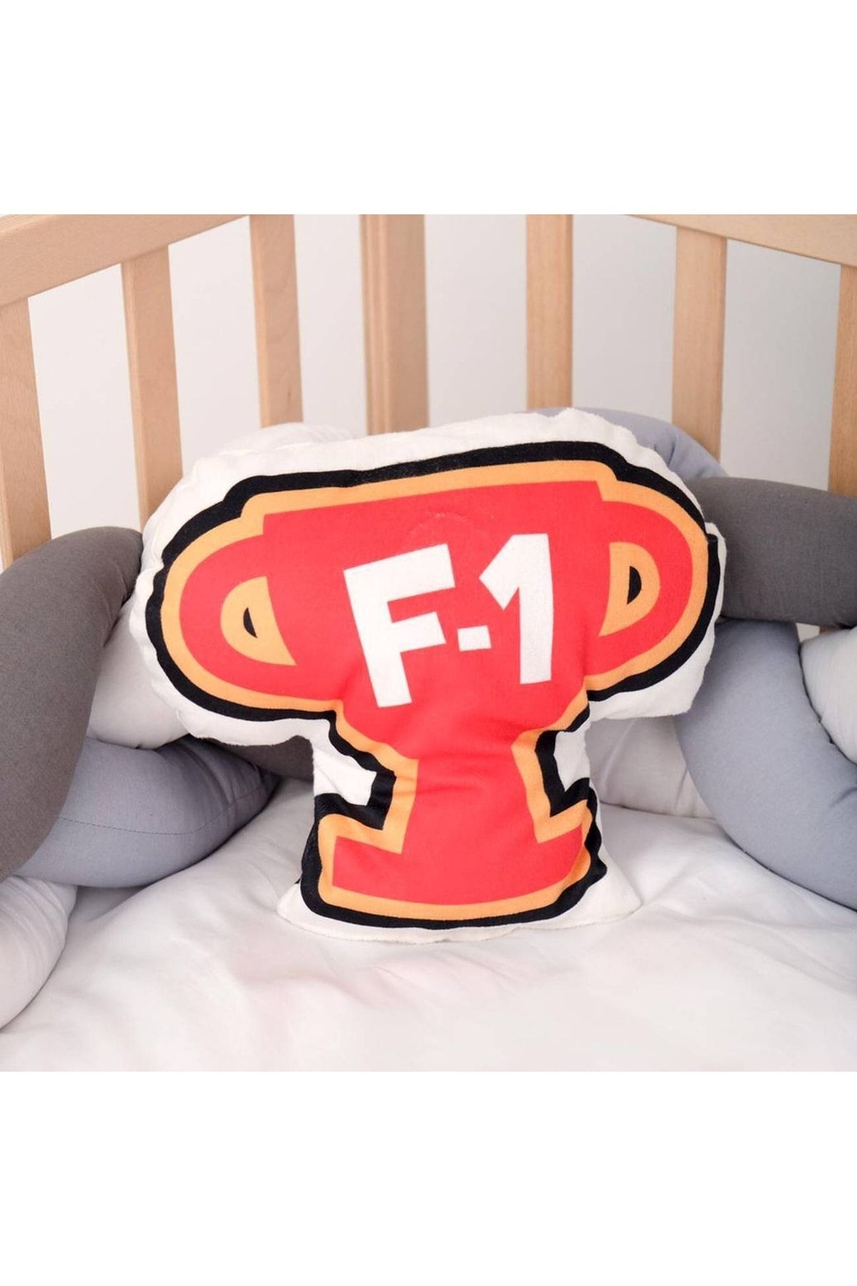 HET Concept Kırmızı F-1 Bebek Çocuk Odası Uyku Arkadaşı Peluş Oyuncaklar Model 093