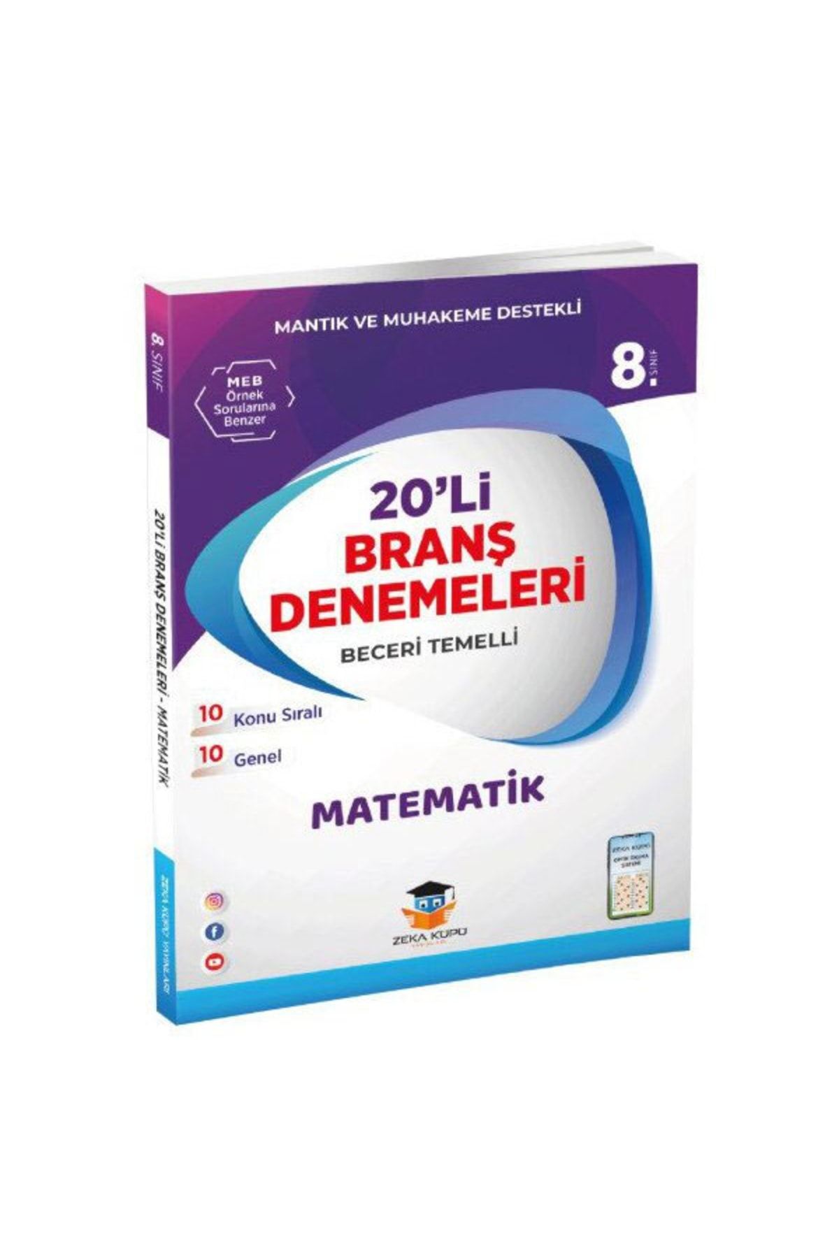 Zeka Küpü Yayınları 8 Sınıf Matematik 20li Branş Deneme