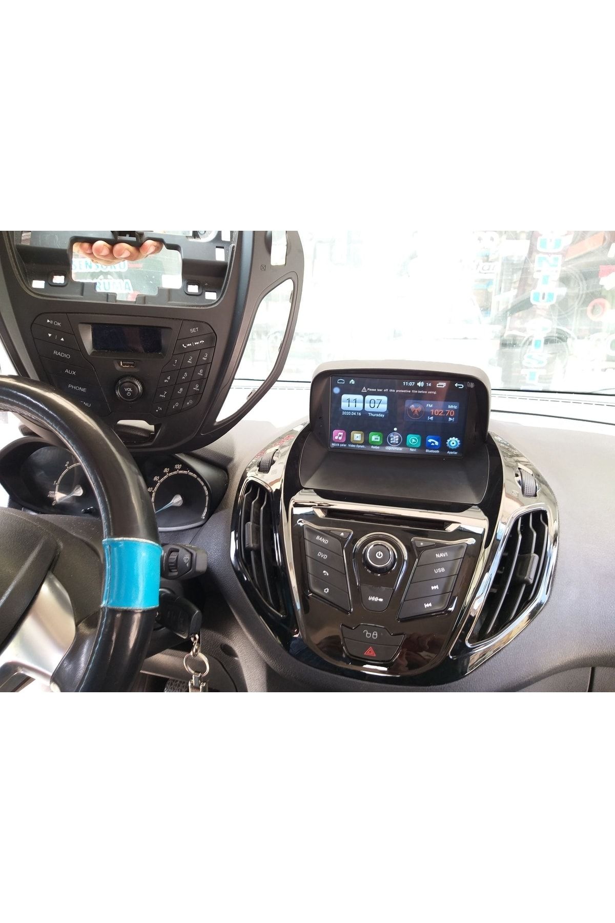 EVERLASH Ford Courier Delux Trend Navigasyon Android Multimedya Oem Kamera Bt